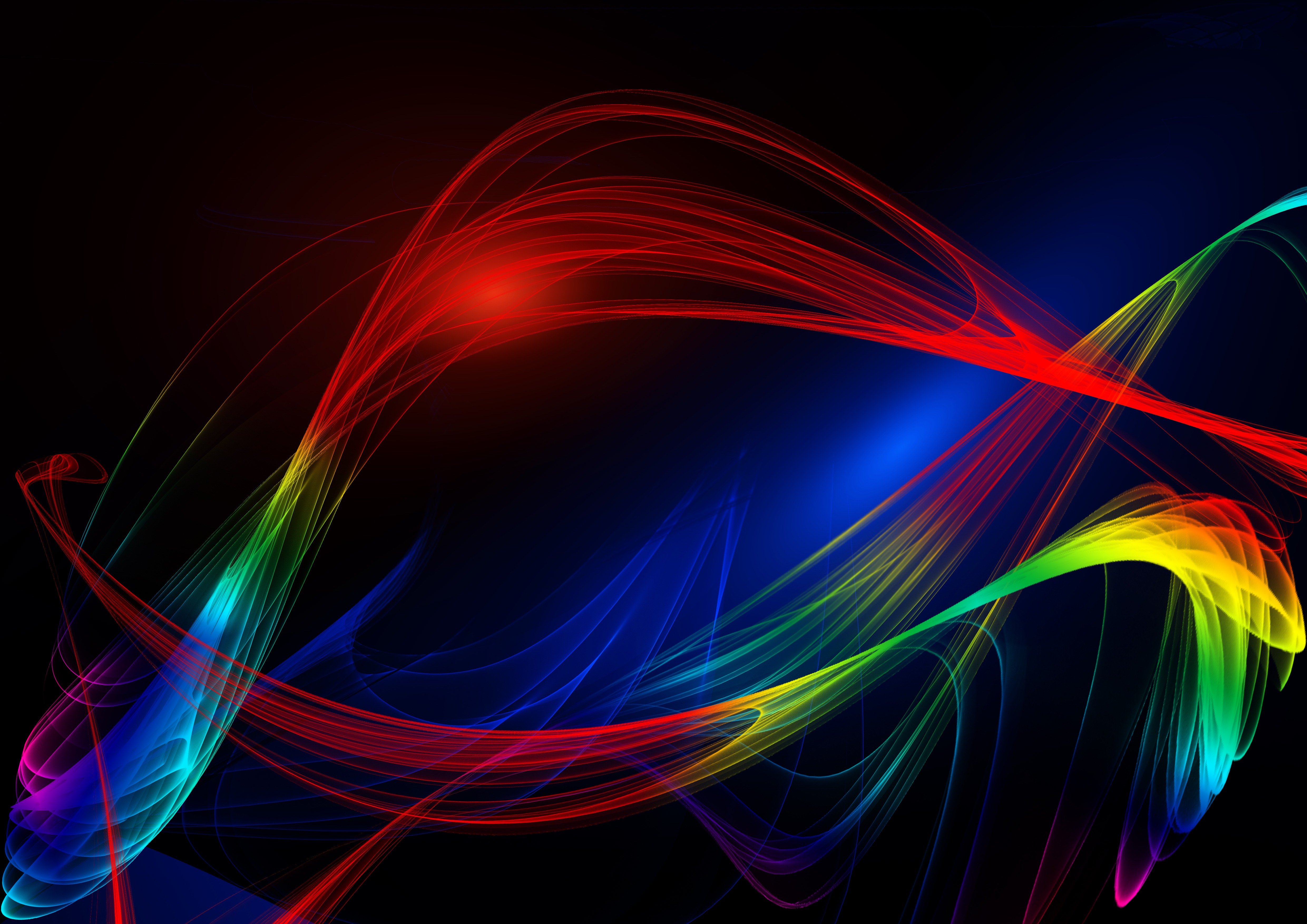 Download mobile wallpaper Lines, Plexus, Wavy, Abstract, Multicolored, Motley for free.