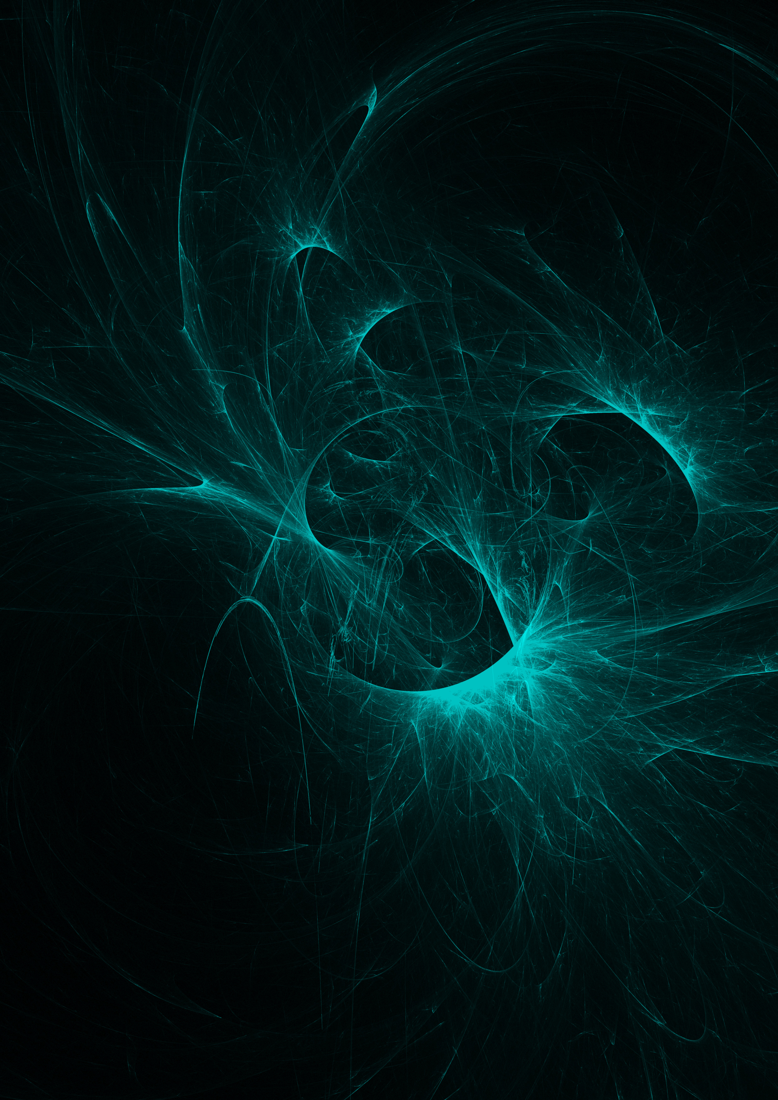 abstract, intricate, energy, fractal, confused, glow HD wallpaper