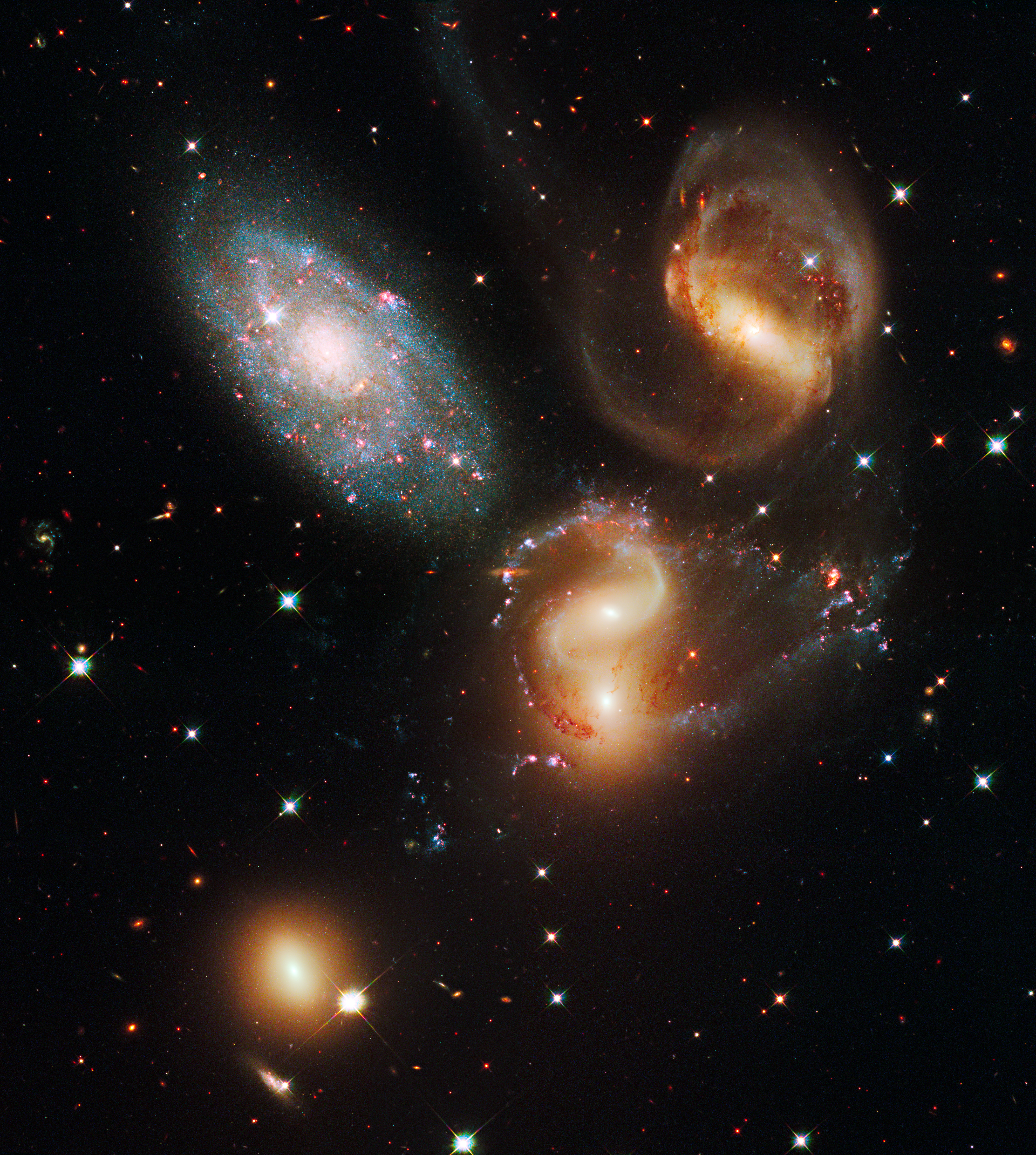 hubble, universe, stars, galaxy, spiral, spirals, congestion, conglomeration, telescope