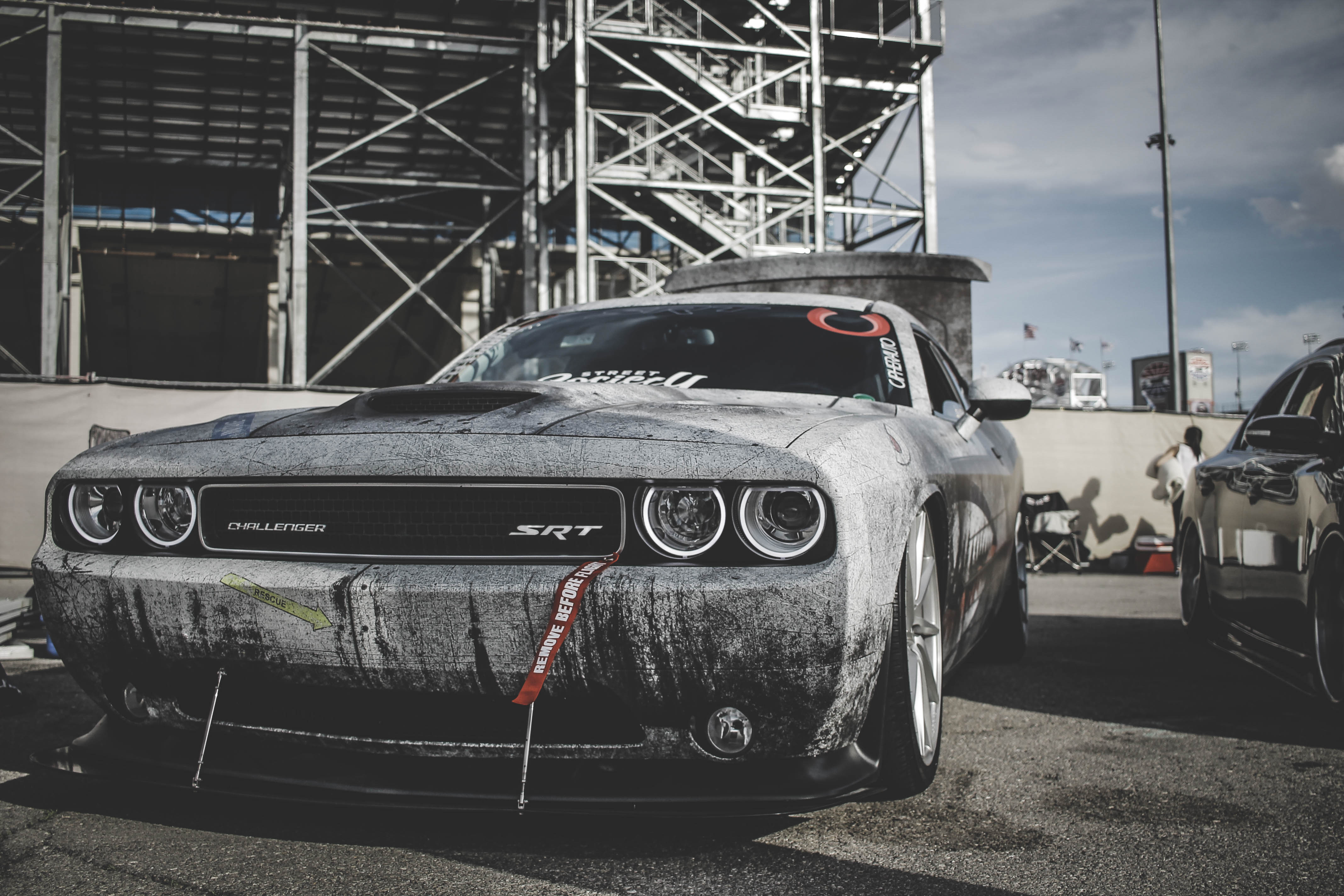 wallpapers dodge challenger, sports car, races, sports, cars, dodge, challenger