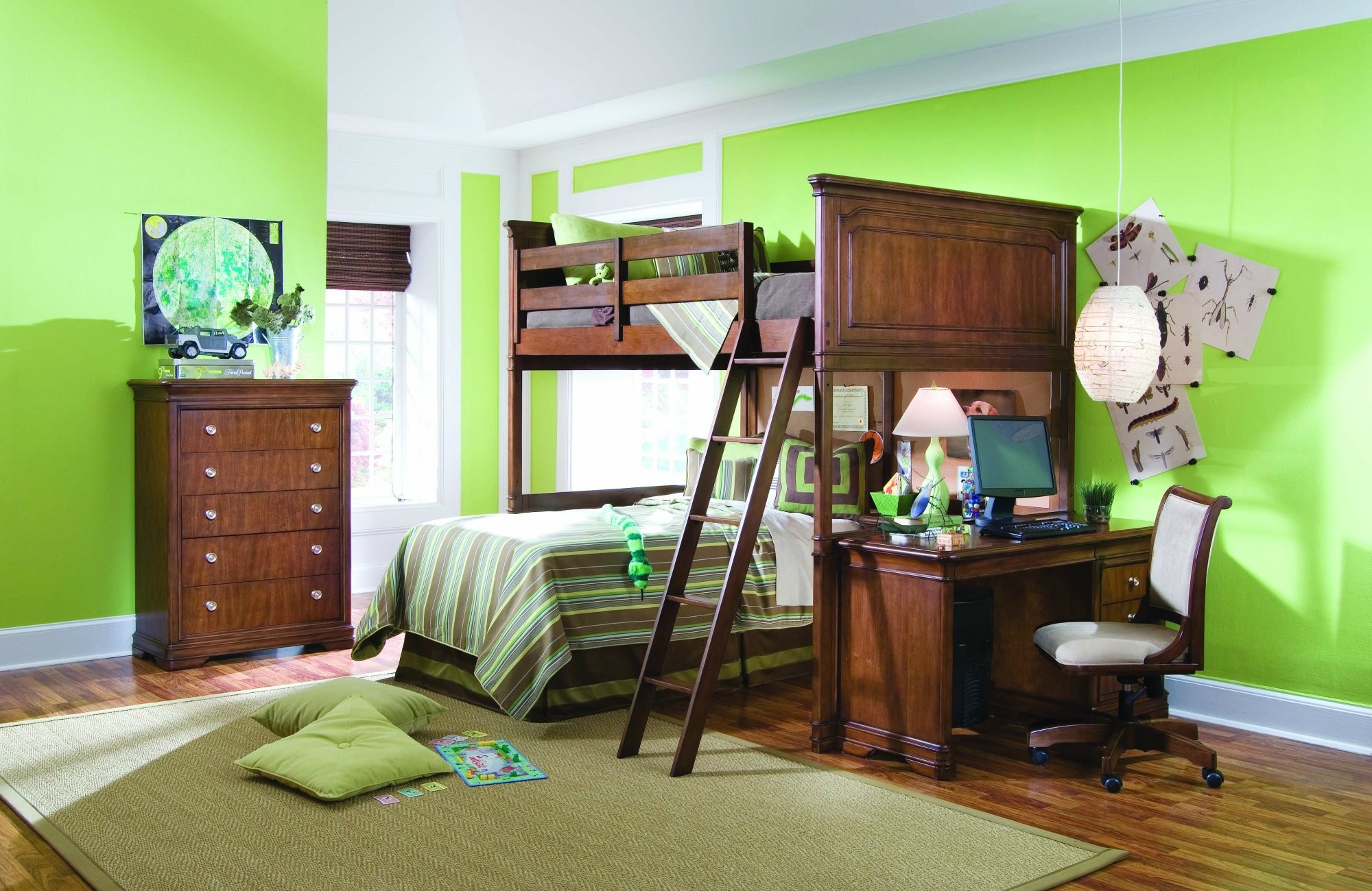 green, flat, carpet, lamp Phone Wallpaper
