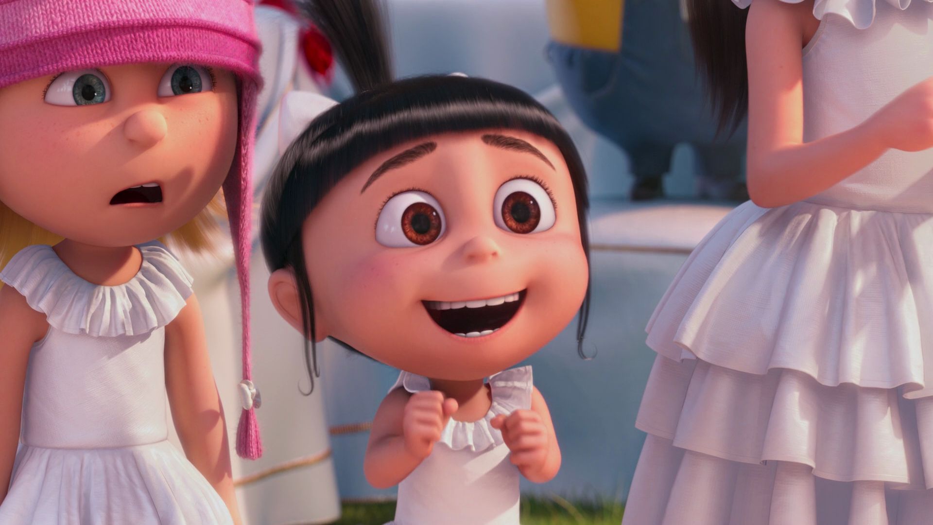 Phone Background Full HD despicable me 2, movie, agnes (despicable me), edith (despicable me)
