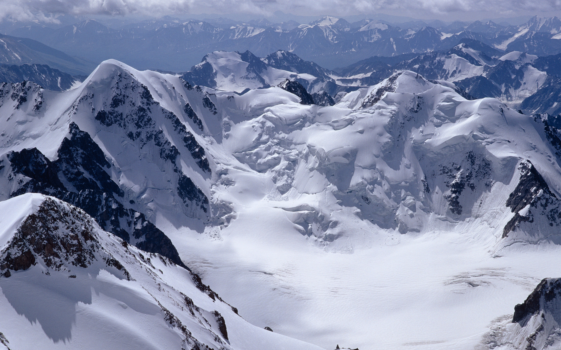 Horizontal Wallpaper Mountains winter, mountain, earth, snow