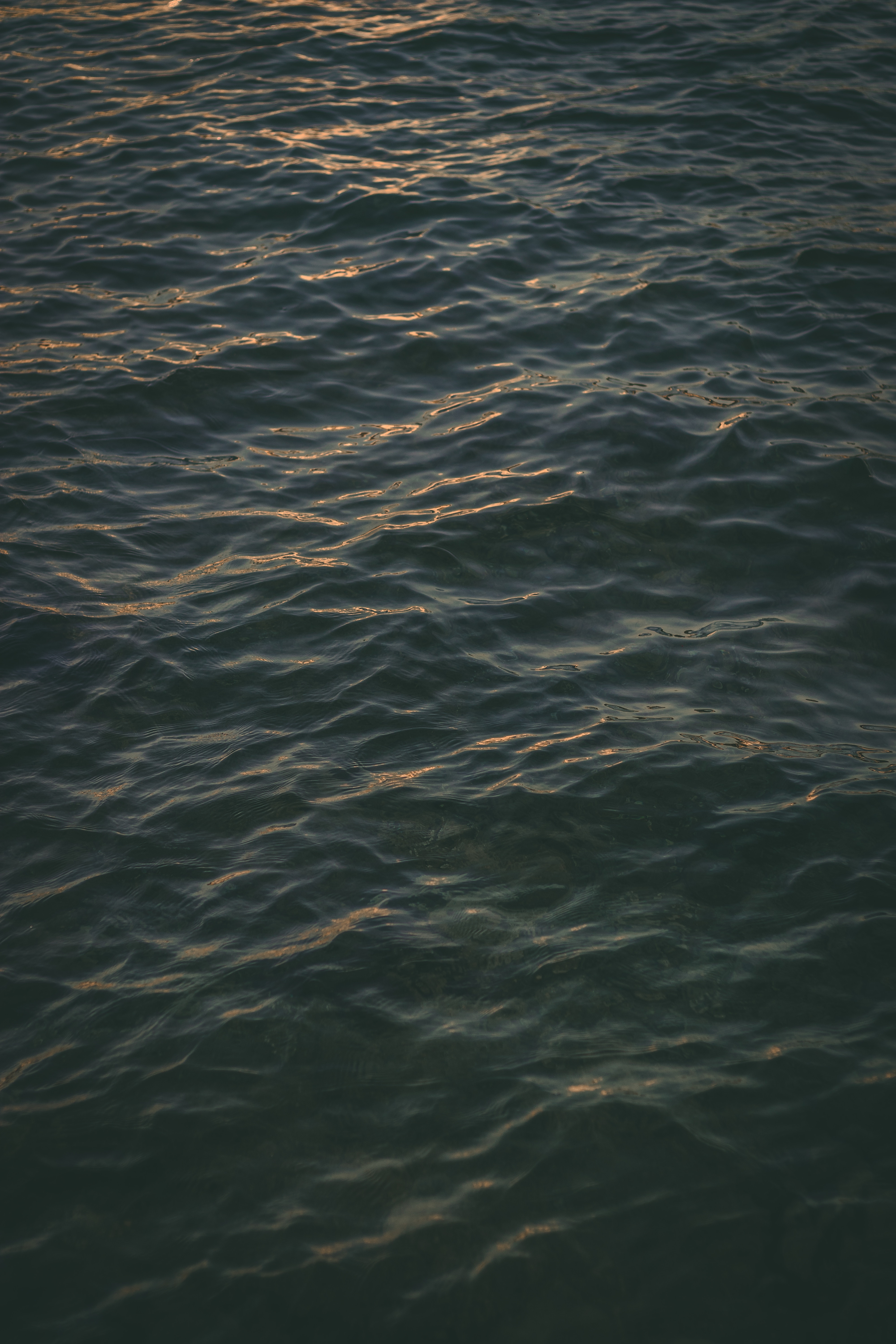 dark, nature, sea, ripples, ripple, surface for android