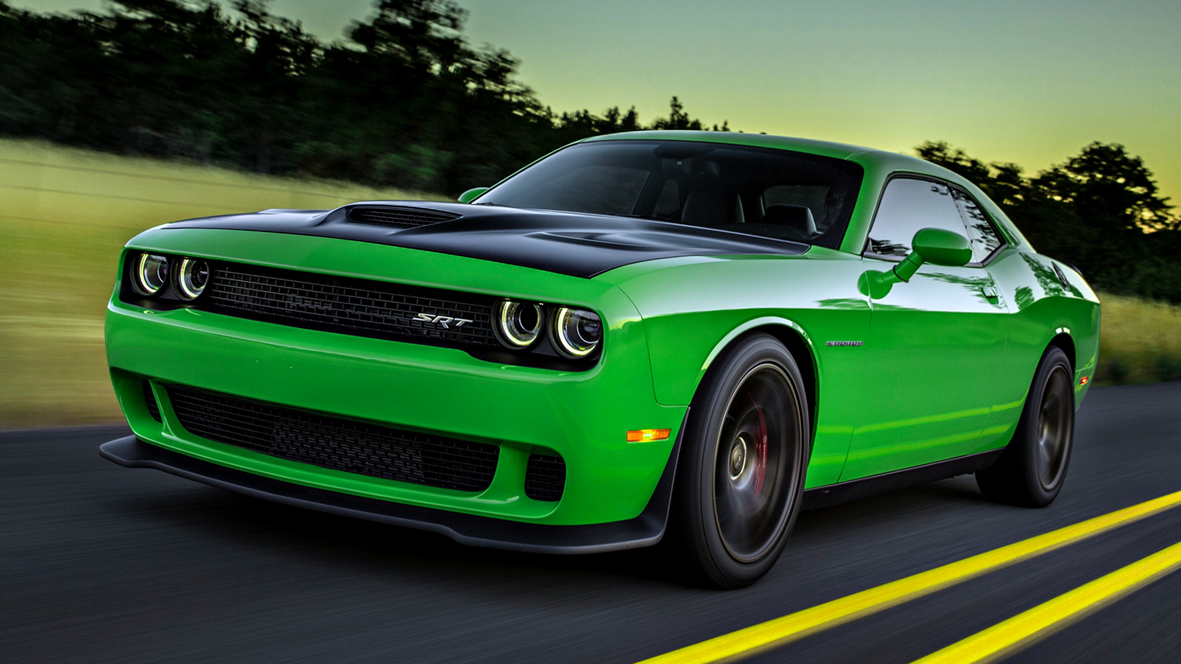 Green Car Tablet HD picture