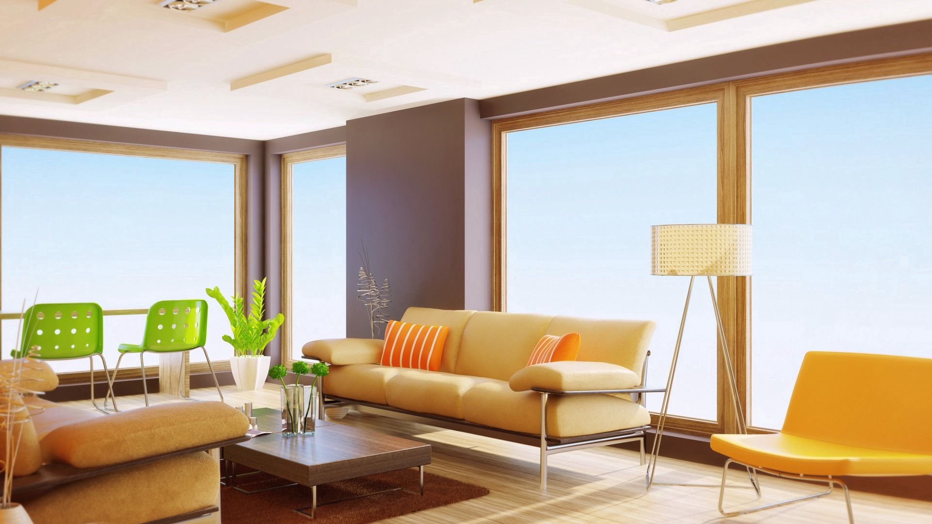 furniture, interior, miscellanea, miscellaneous, room, modern design 32K