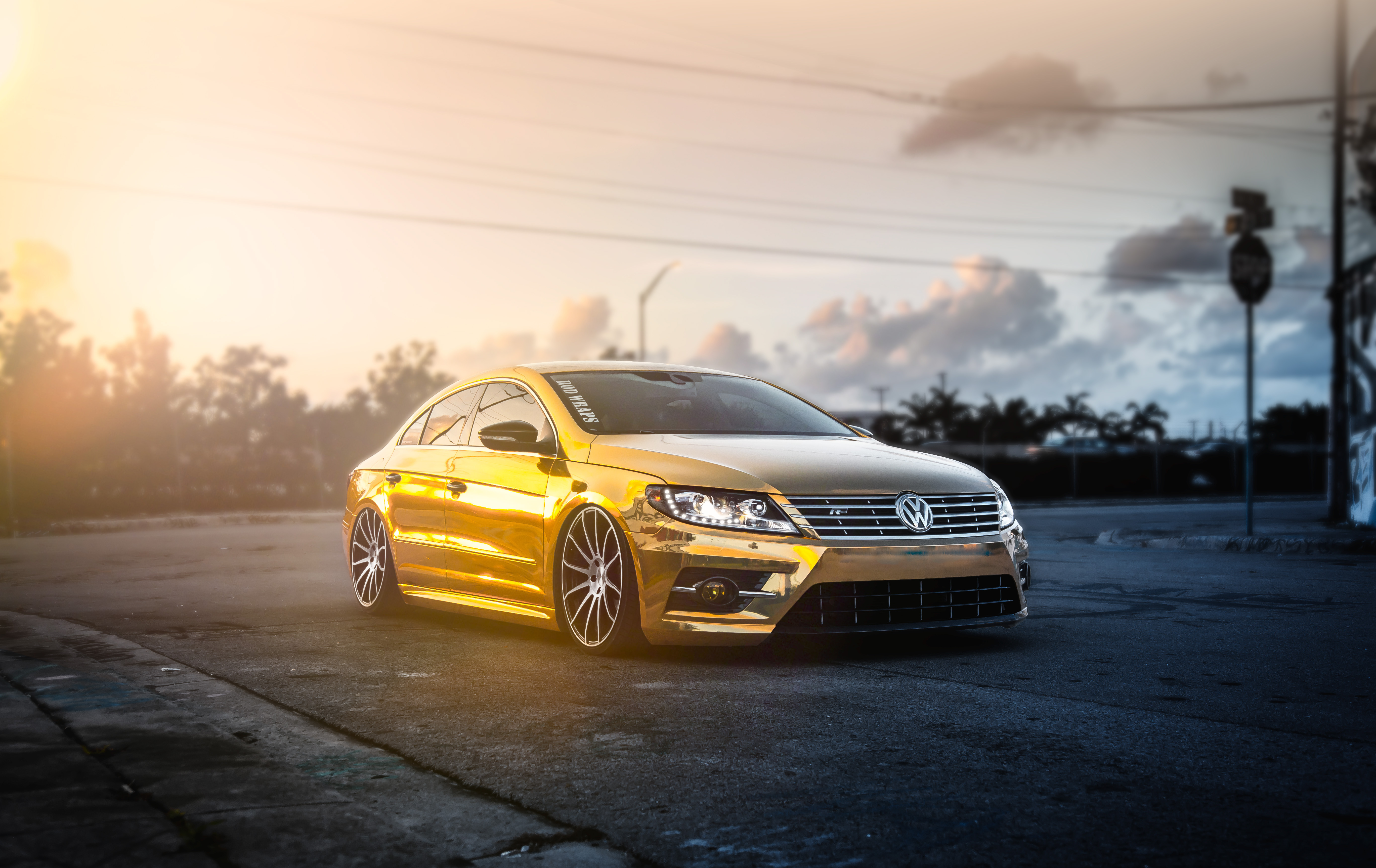 51485 Hintergrundbilder und Volkswagen Bilder auf dem Desktop. Laden Sie cc, golden, cars, nebel Bildschirmschoner kostenlos auf den PC herunter