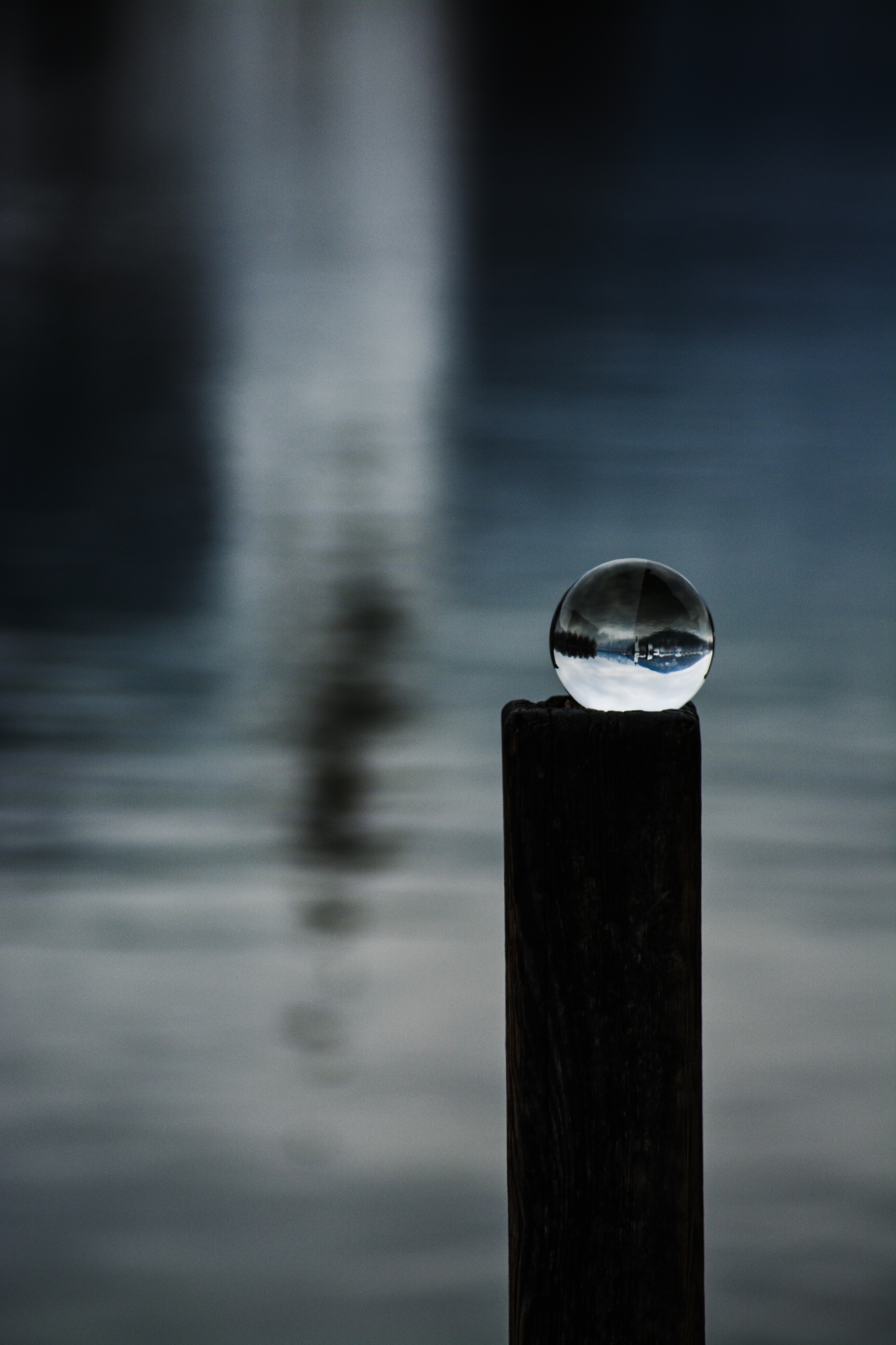 crystal ball, reflection, miscellanea, miscellaneous, ball, focus, sphere