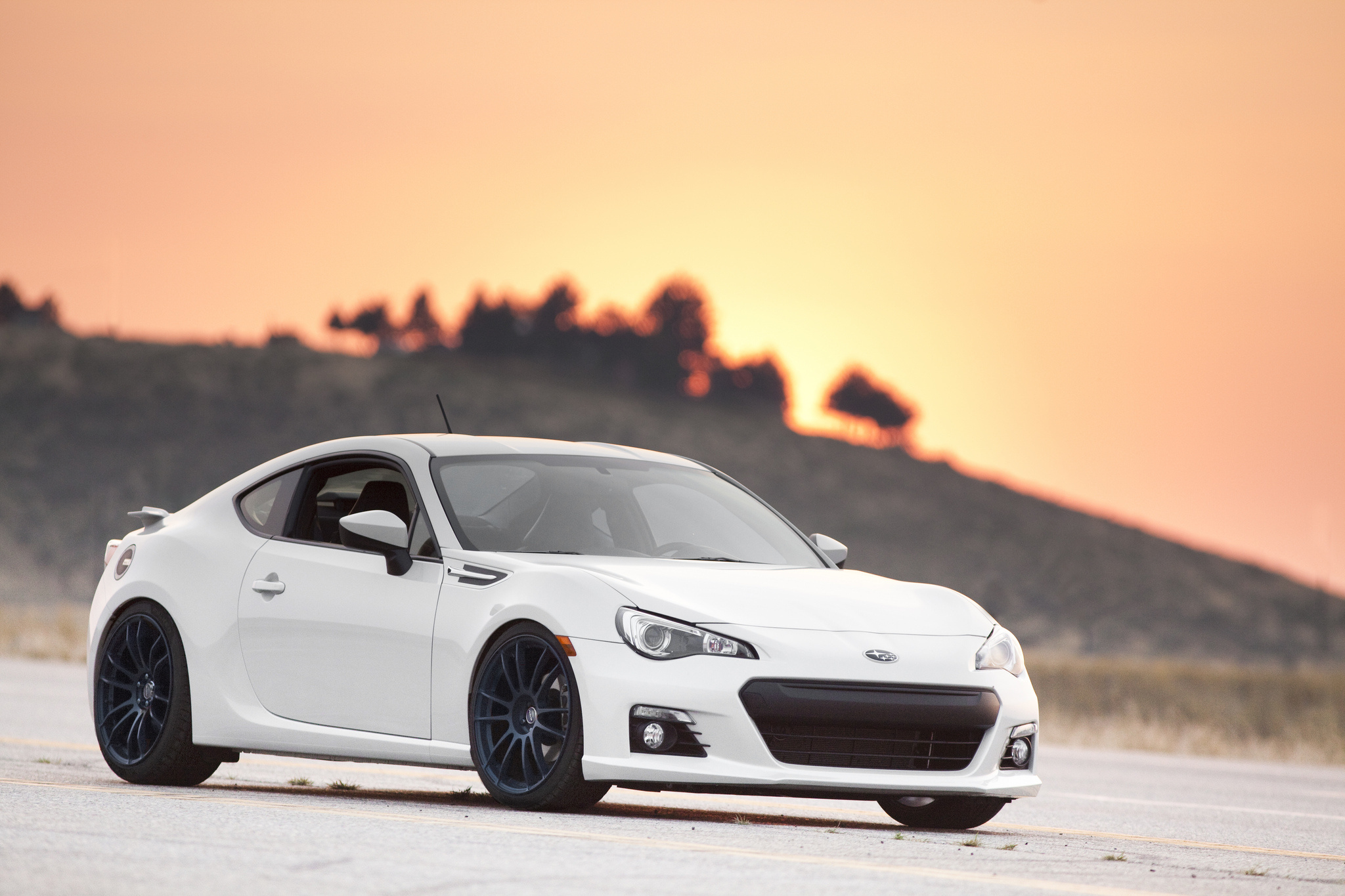 white, brz, side view, cars HD Wallpaper for Phone