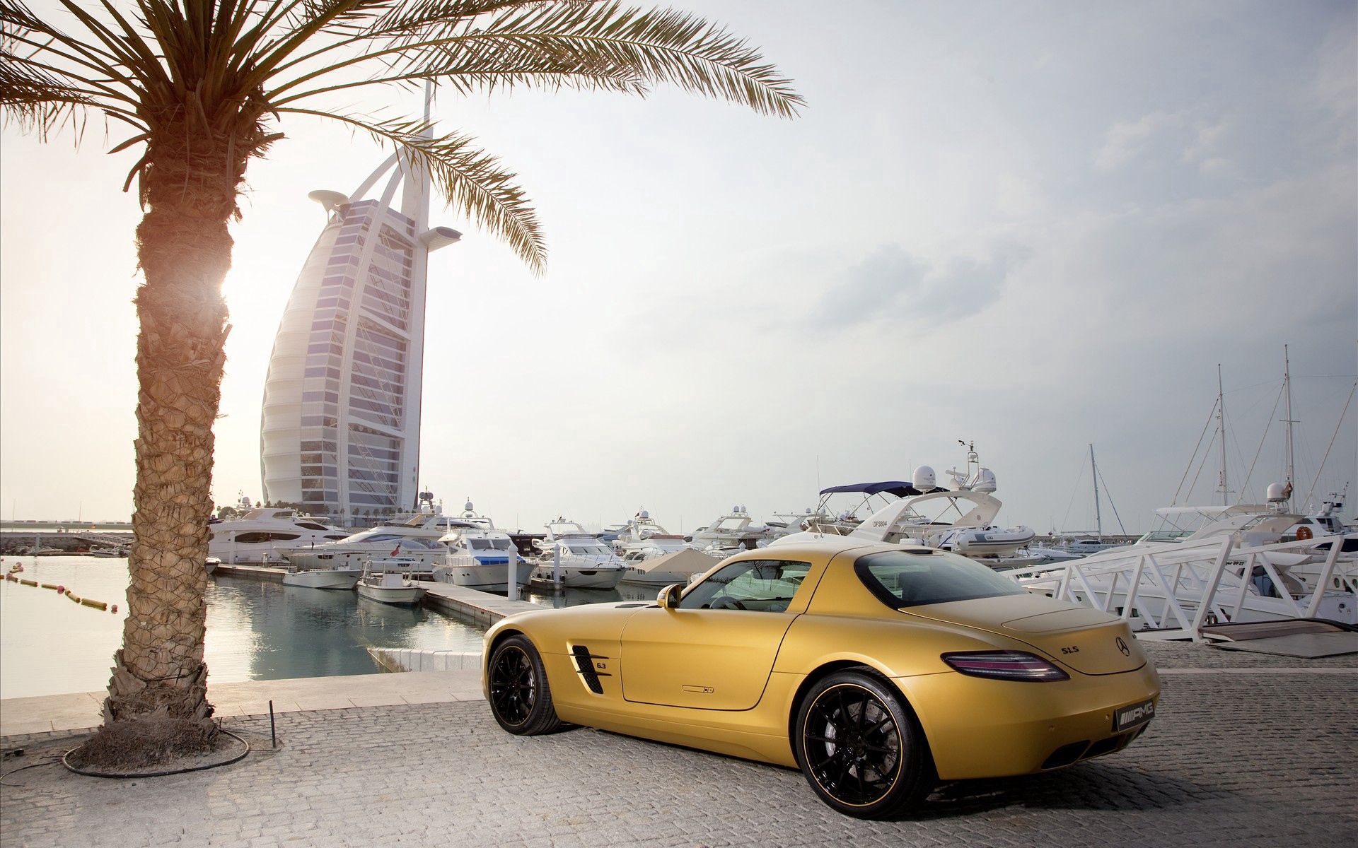 cars, yellow, car, style, mercedes benz