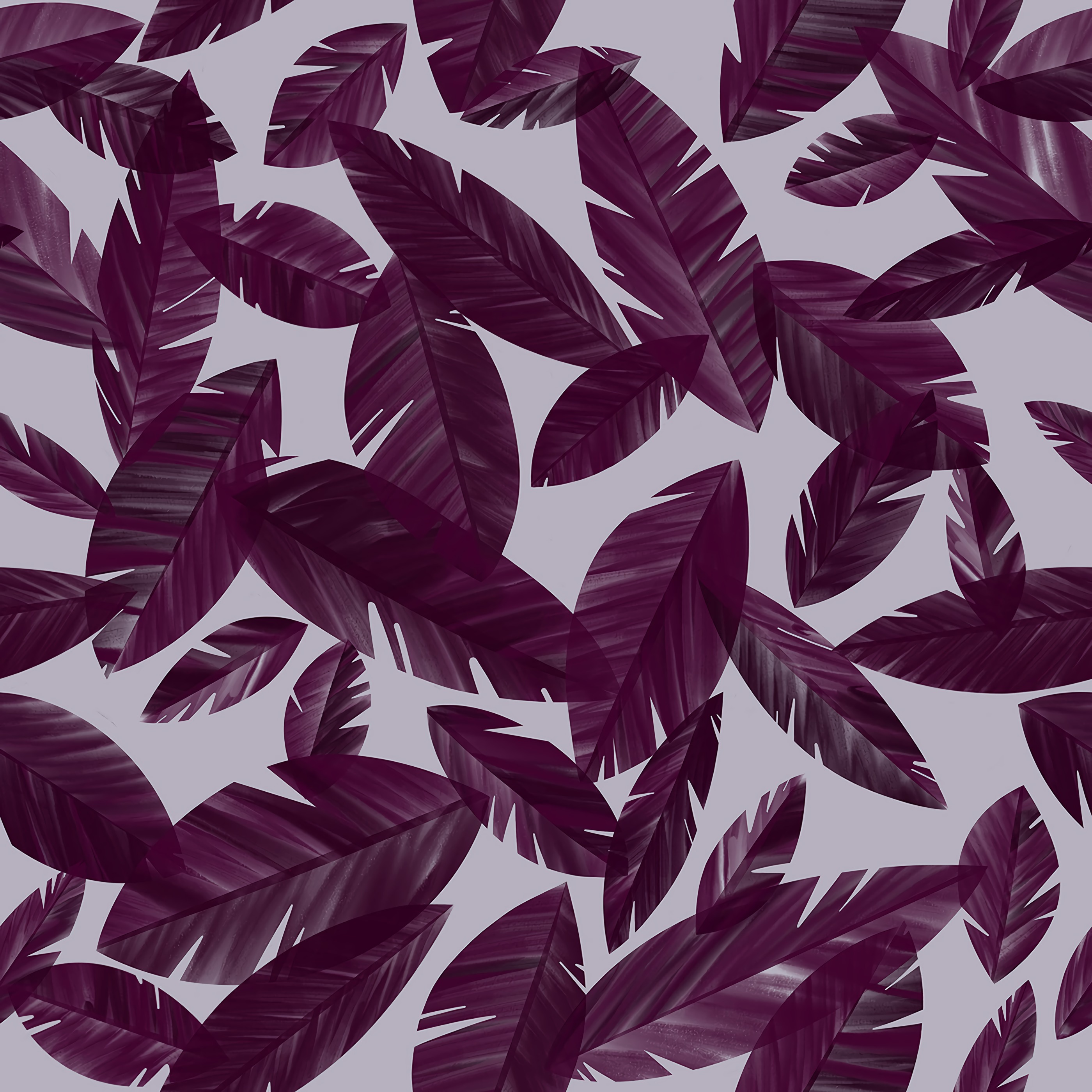 leaves, lilac, violet, pattern, texture, textures, purple 5K