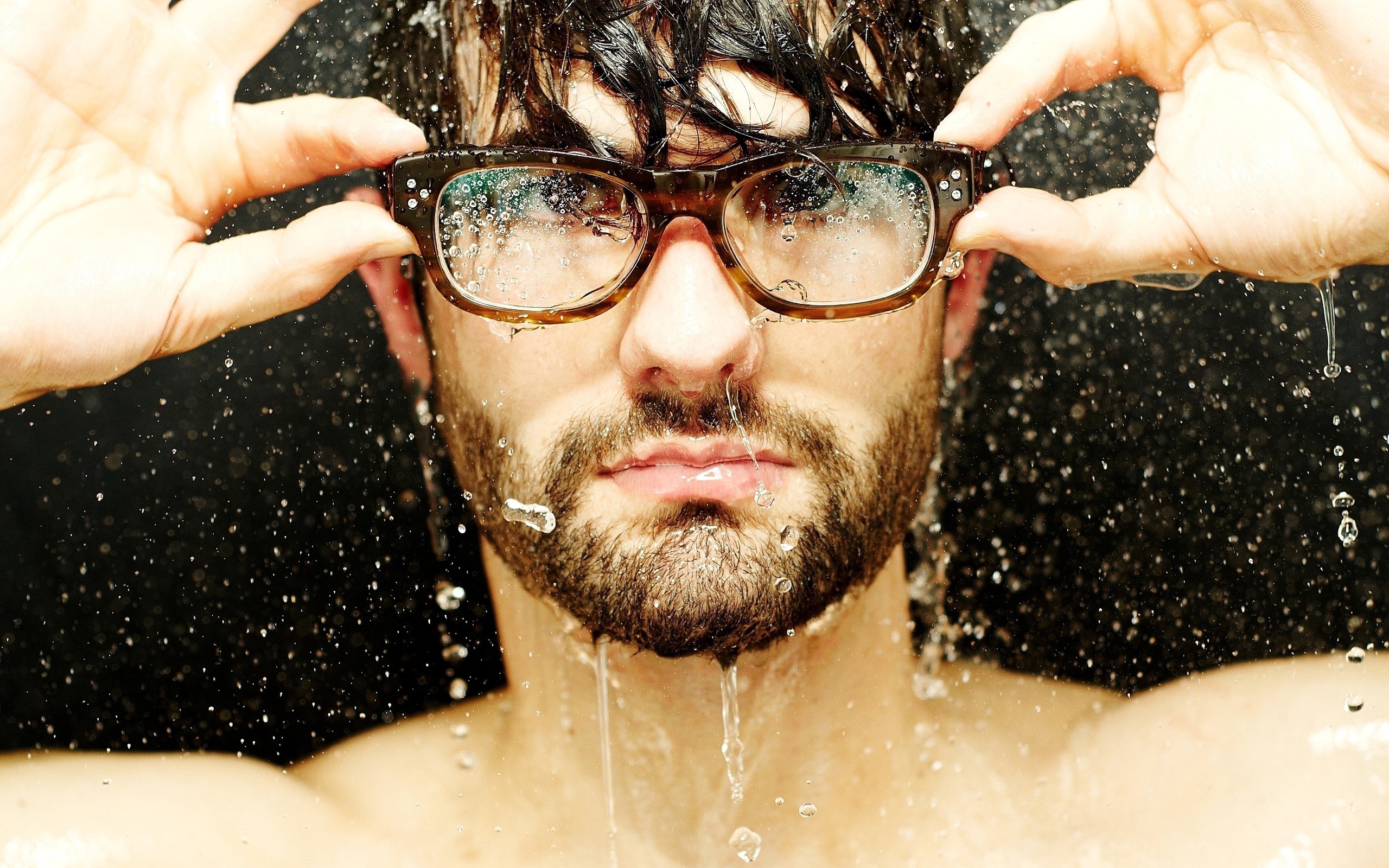 handsome, model, beard, men Glasses HQ Background Images