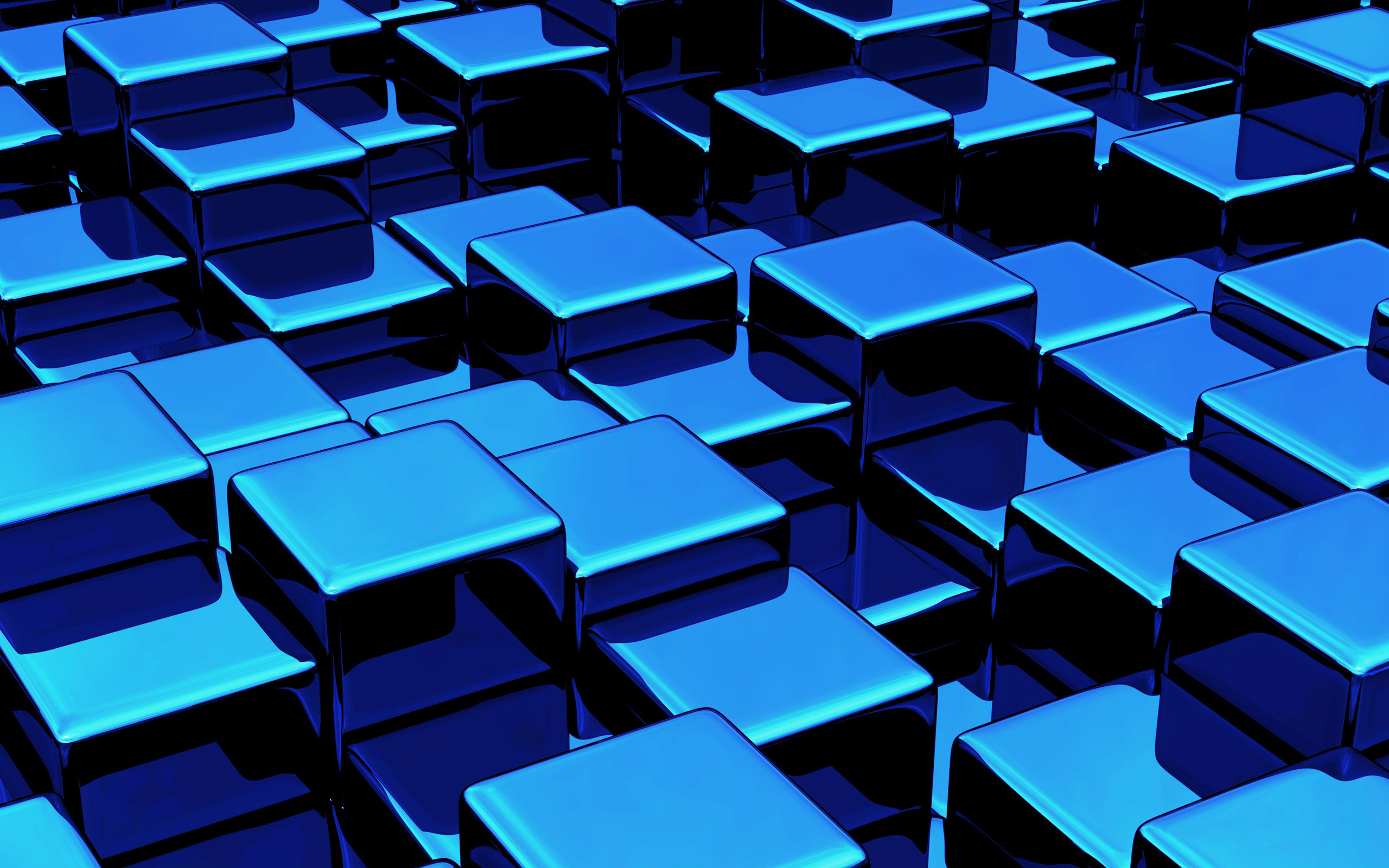 синие кубы