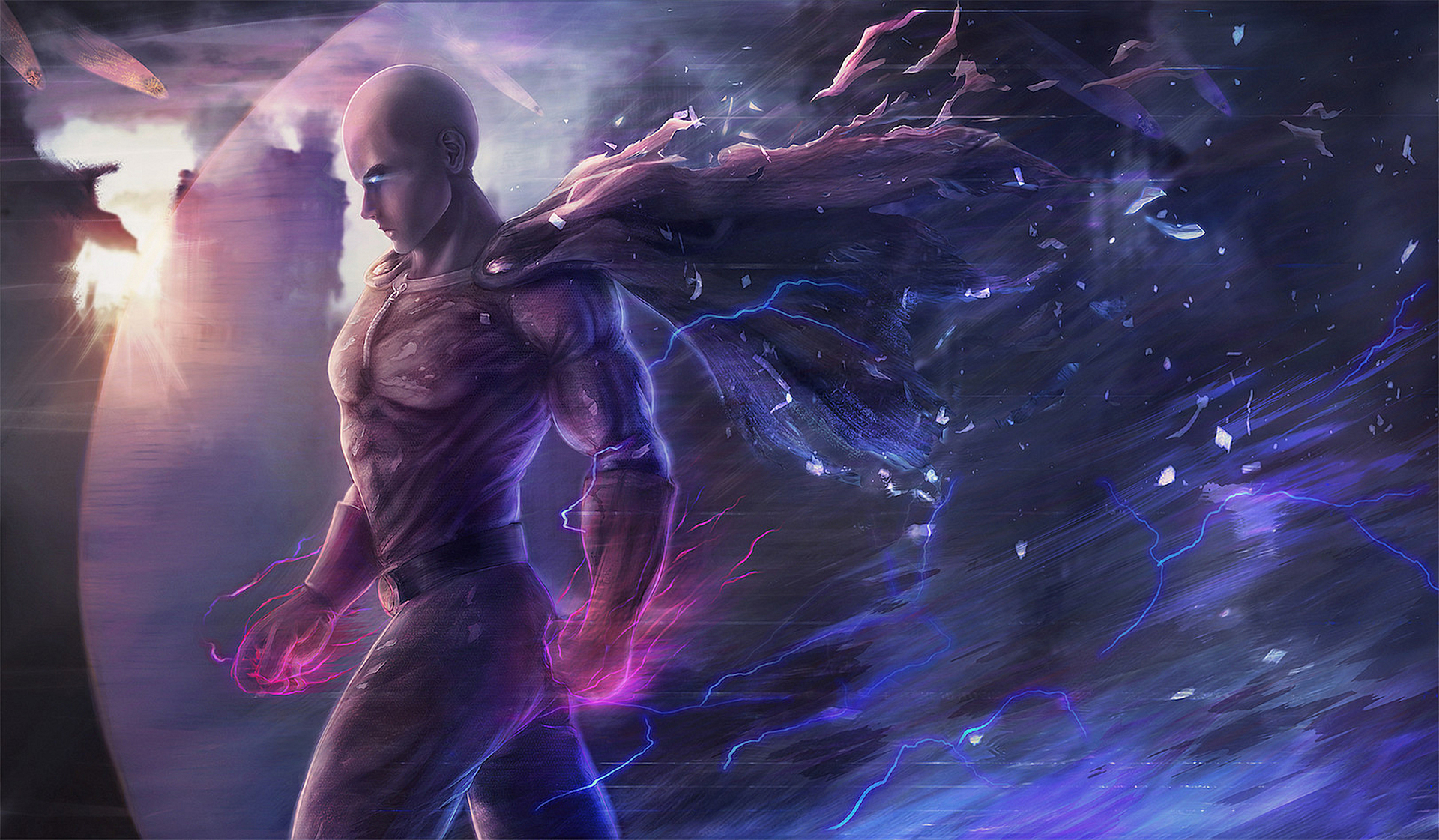  One Punch Man Cellphone FHD pic