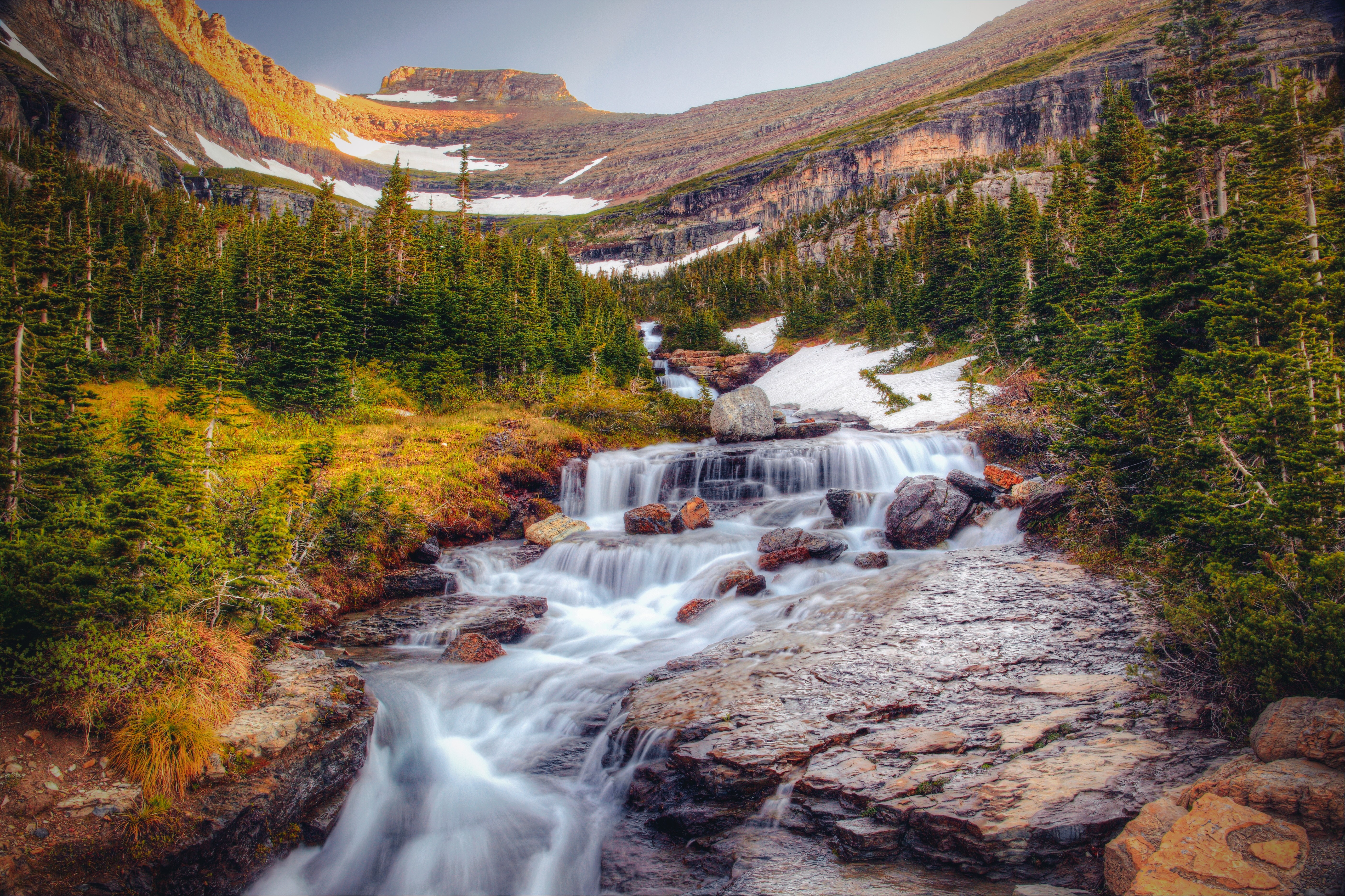 Laden Sie das Wasserfall, Natur, Stones, Fließen, Fluss-Bild kostenlos auf Ihren PC-Desktop herunter