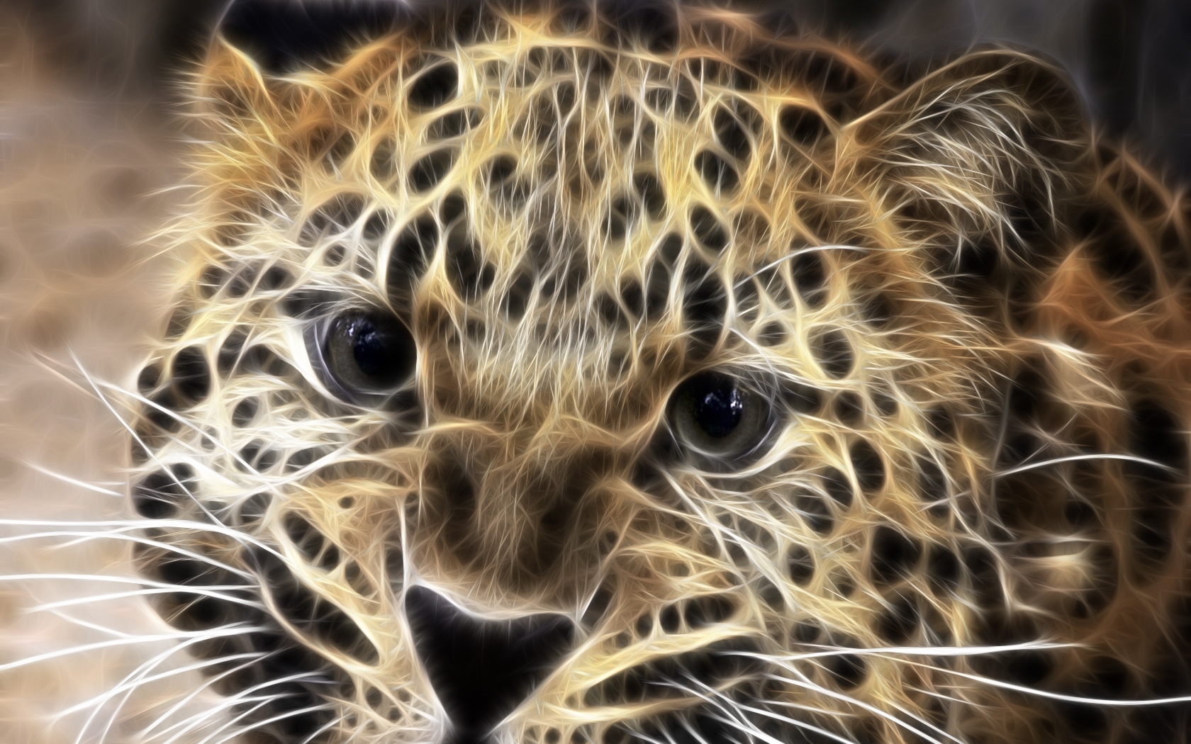 2984 Hintergrundbild herunterladen tiere, kunst, leopards - Bildschirmschoner und Bilder kostenlos