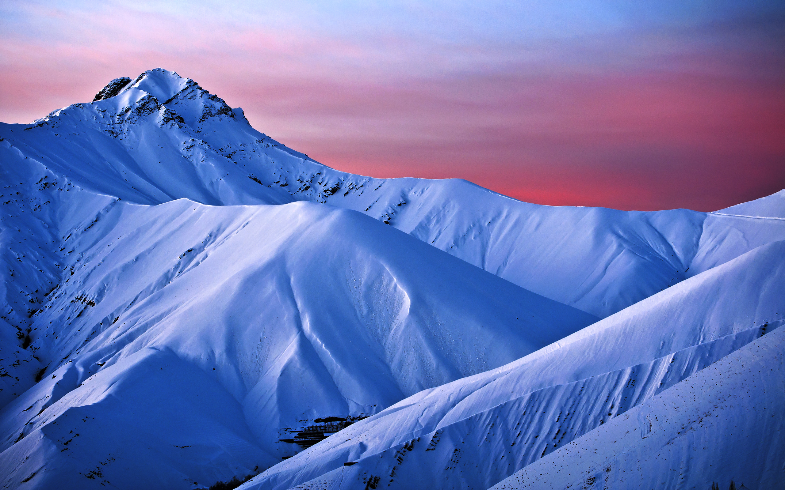 Horizontal Wallpaper Snow mountain, earth, mountains