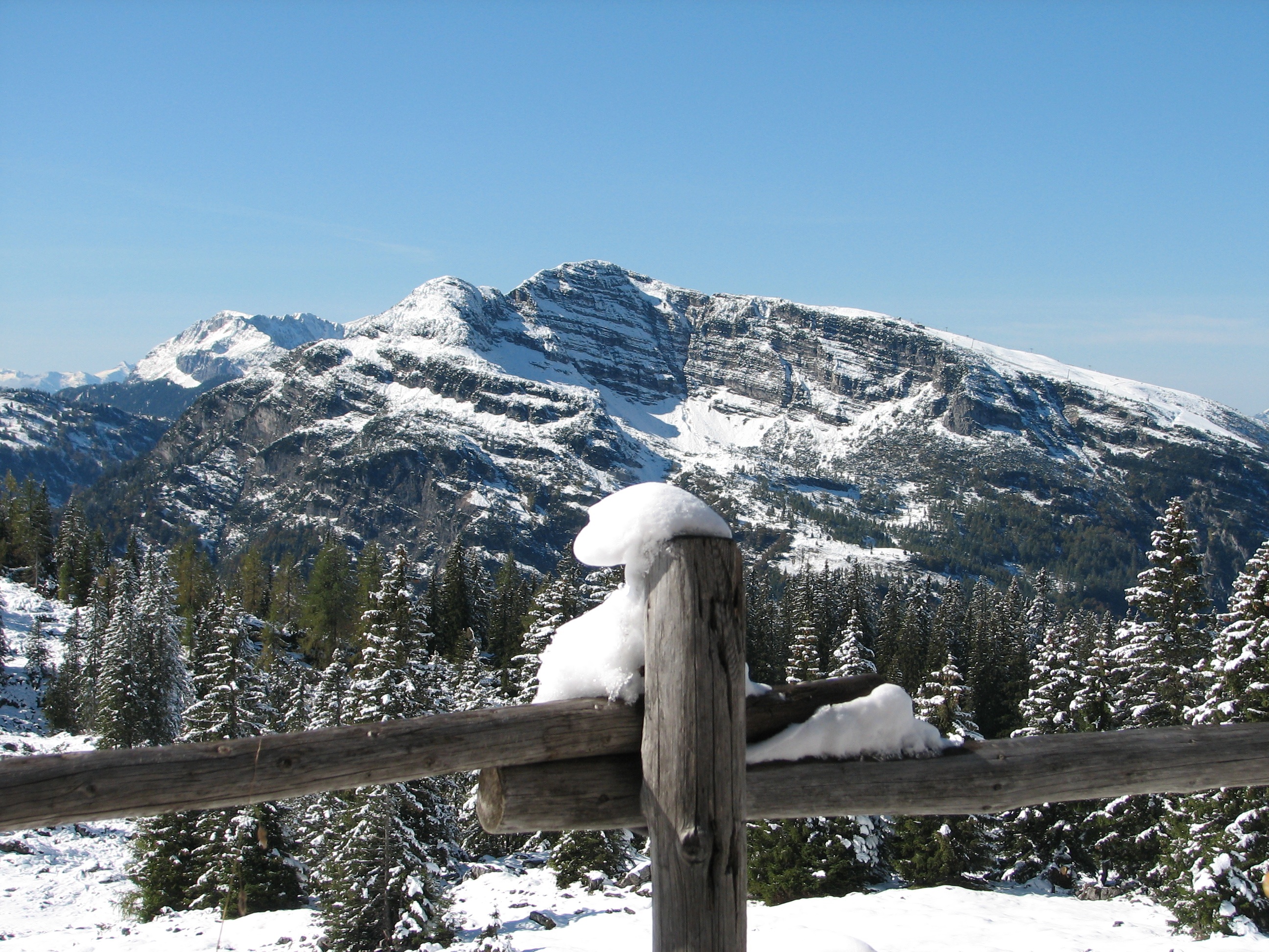 Snow alps, winter, mountains, nature Free Stock Photos