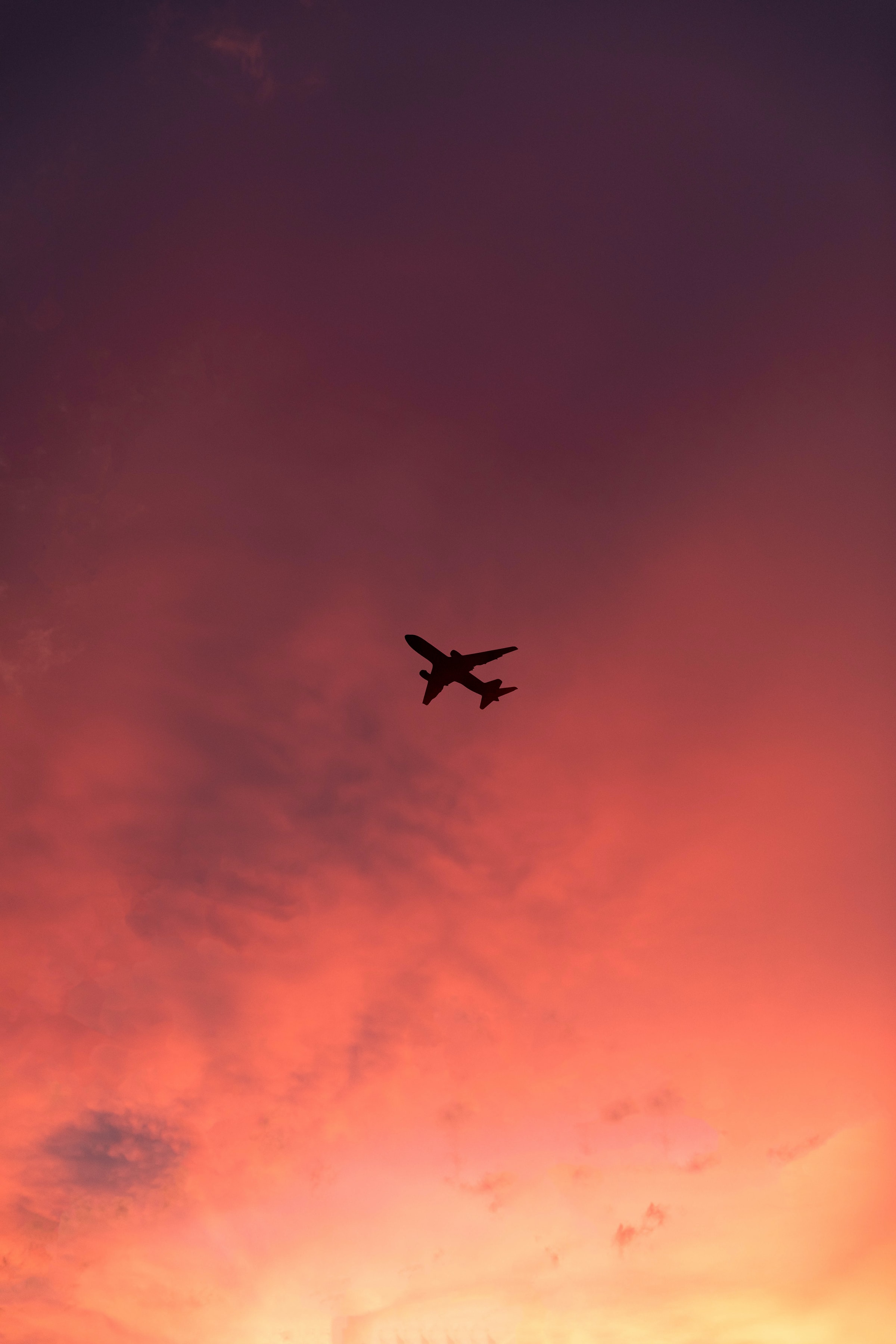 128258壁紙のダウンロード雲, 日没, スカイ, 飛行機, その他, 雑, フライト, 逃走-スクリーンセーバーと写真を無料で