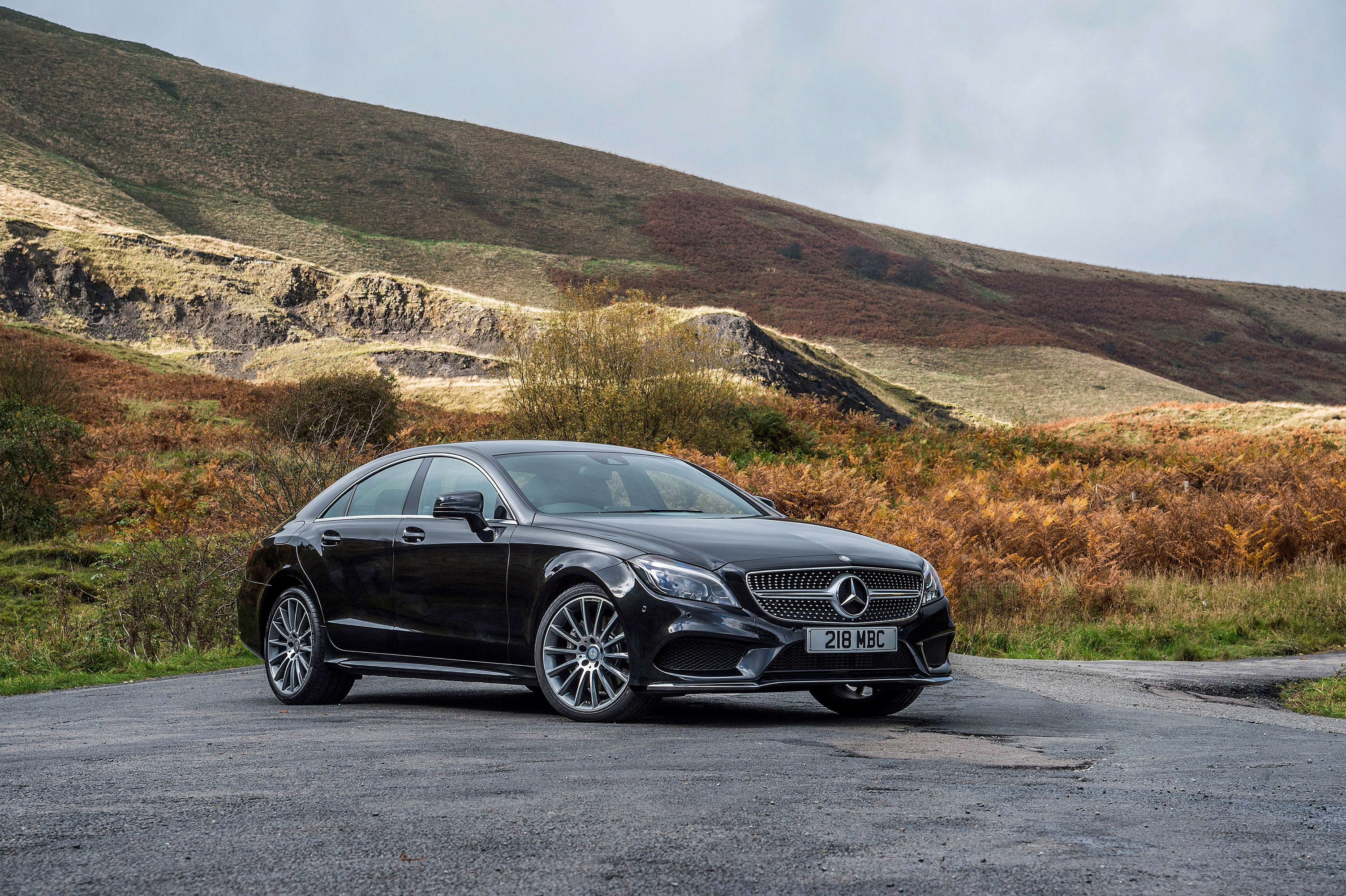 Cool Backgrounds black, cars, side view, cls 350 Mercedes-Benz