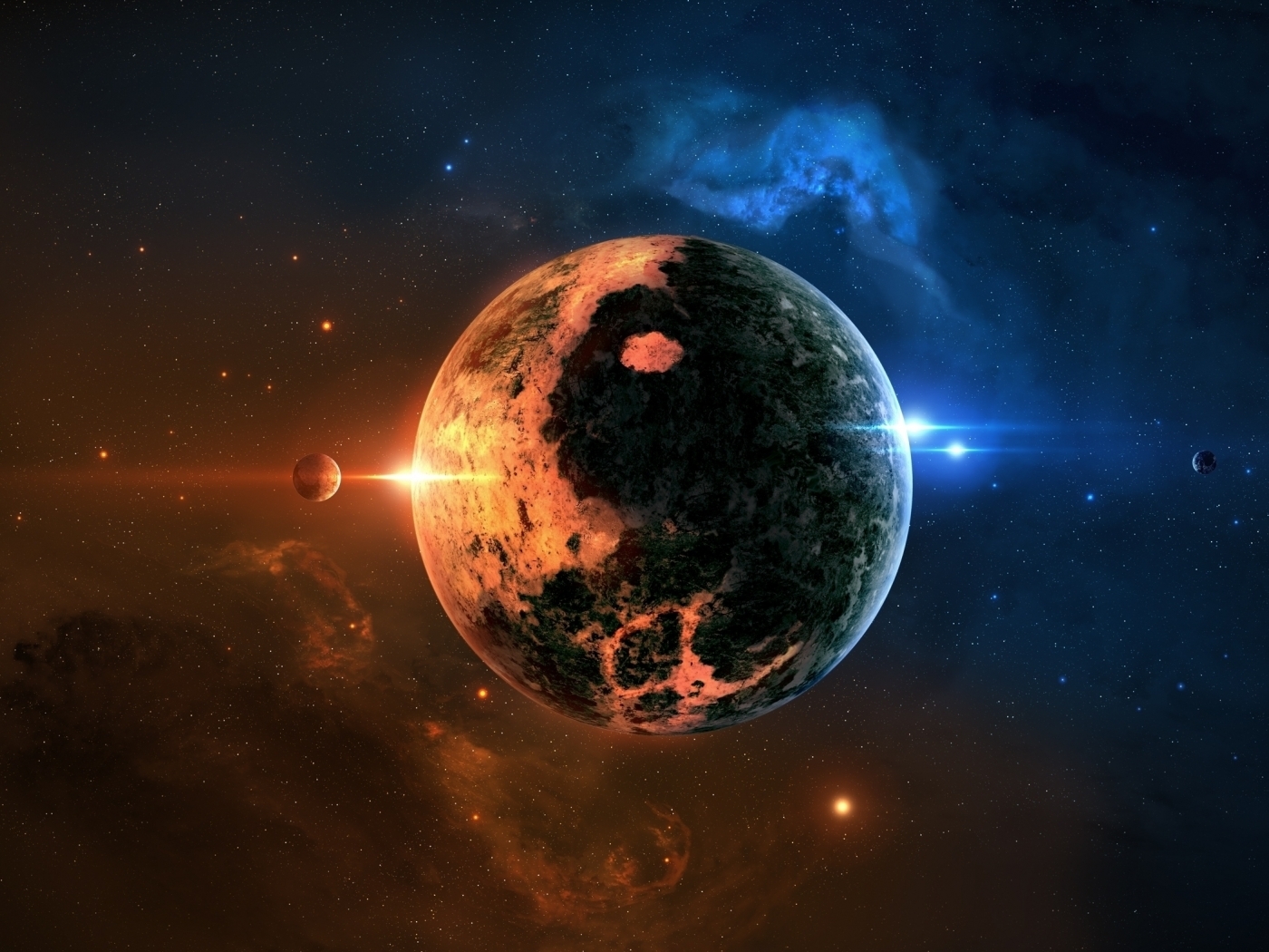 41887 Bild herunterladen planets, fantasie, universum - Hintergrundbilder und Bildschirmschoner kostenlos