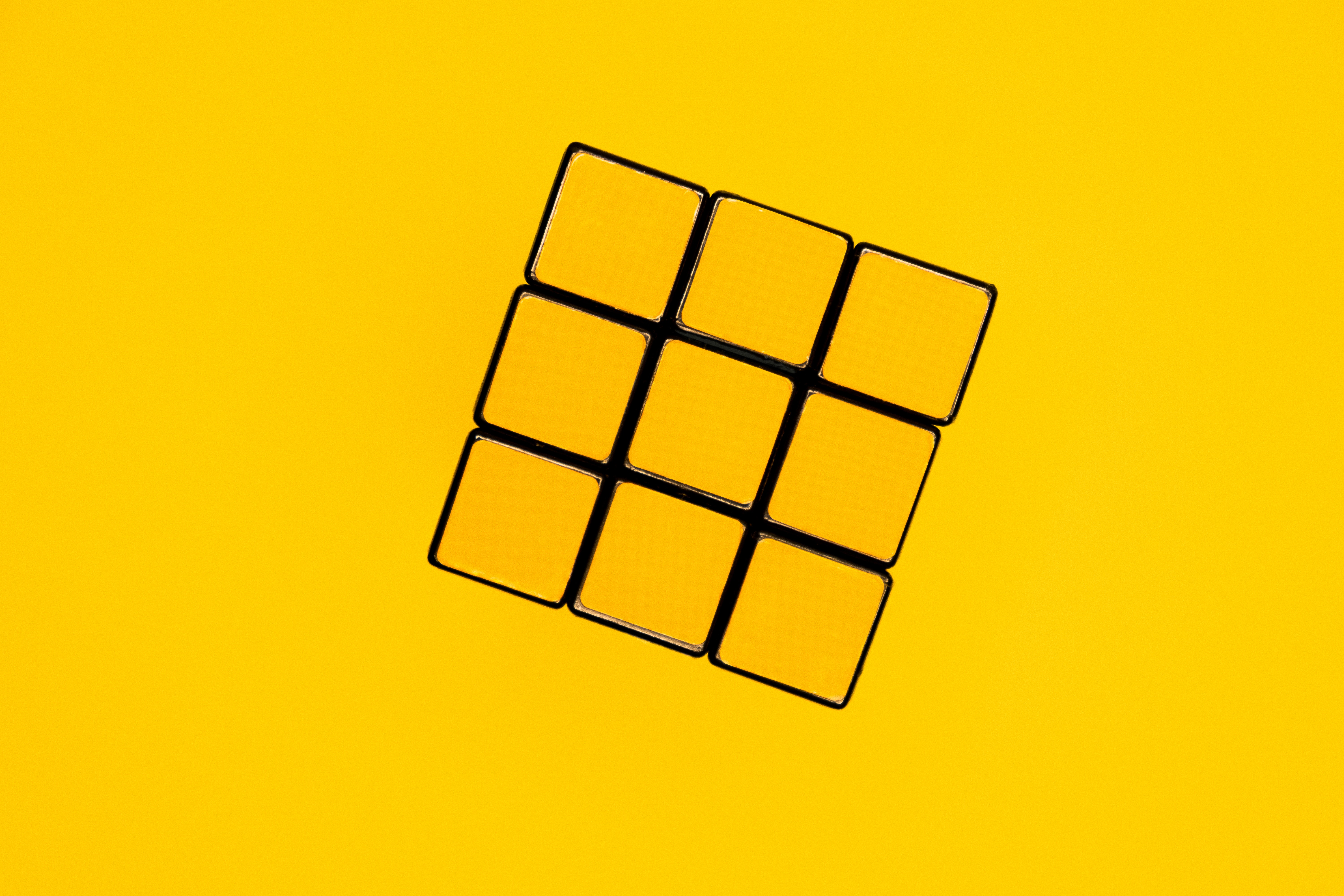 Images & Pictures yellow, cube, rubik's cube, miscellaneous Levitation