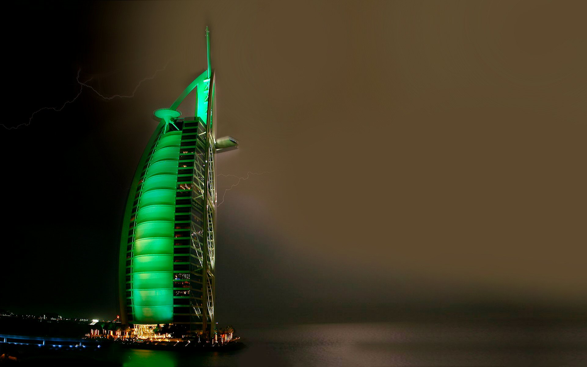 HD desktop wallpaper: Architecture, Horizon, Dubai, Burj Al Arab, Man Made  download free picture #1462765