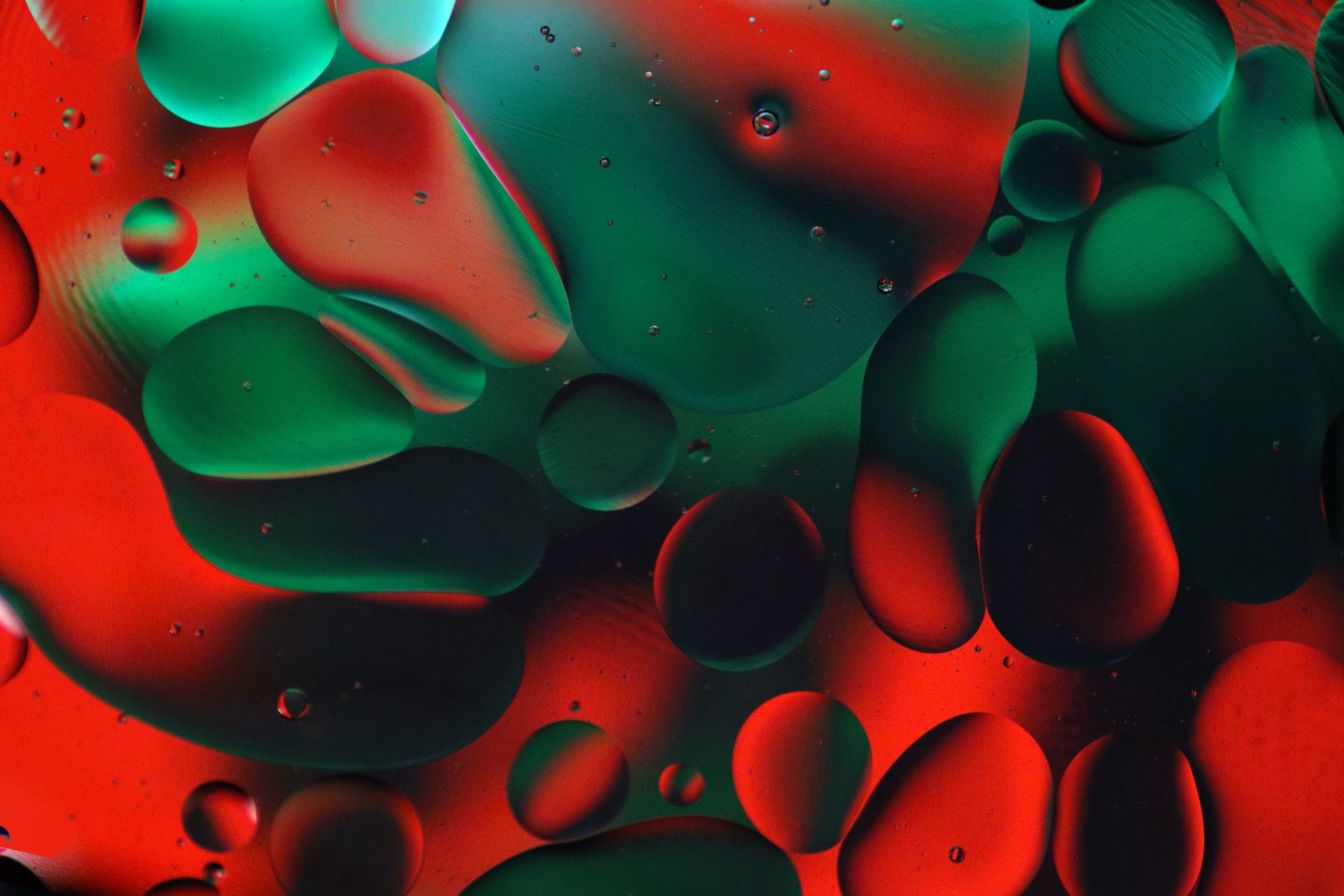 109339 download wallpaper gradient, abstract, water, bubbles, form, forms screensavers and pictures for free