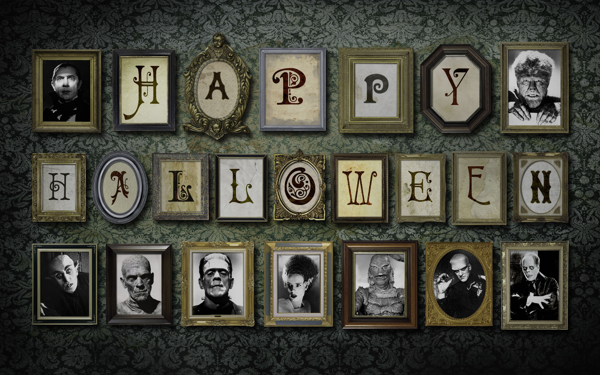 holiday, halloween, spooky HD wallpaper