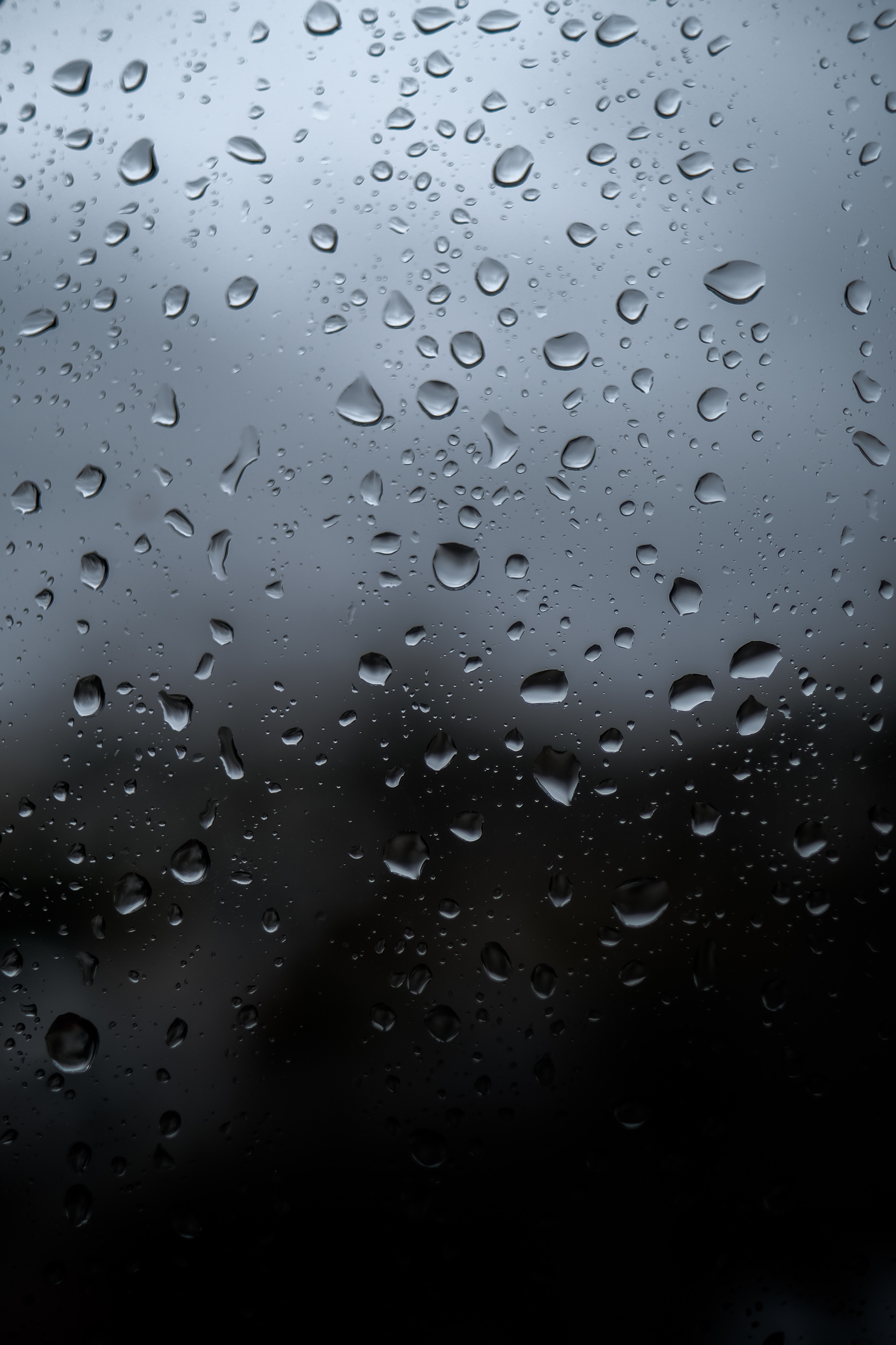 surface, drops, macro, wet, grey, glass wallpaper for mobile