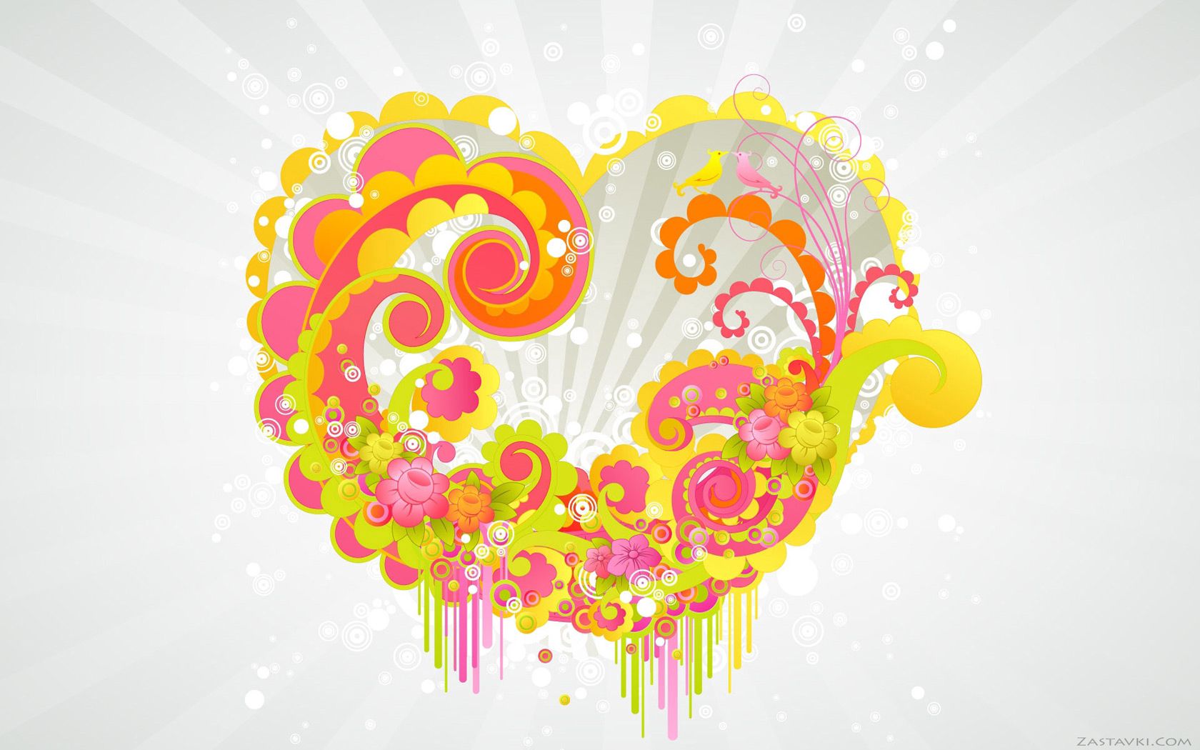 Phone Wallpaper patterns, love, heart, colorful