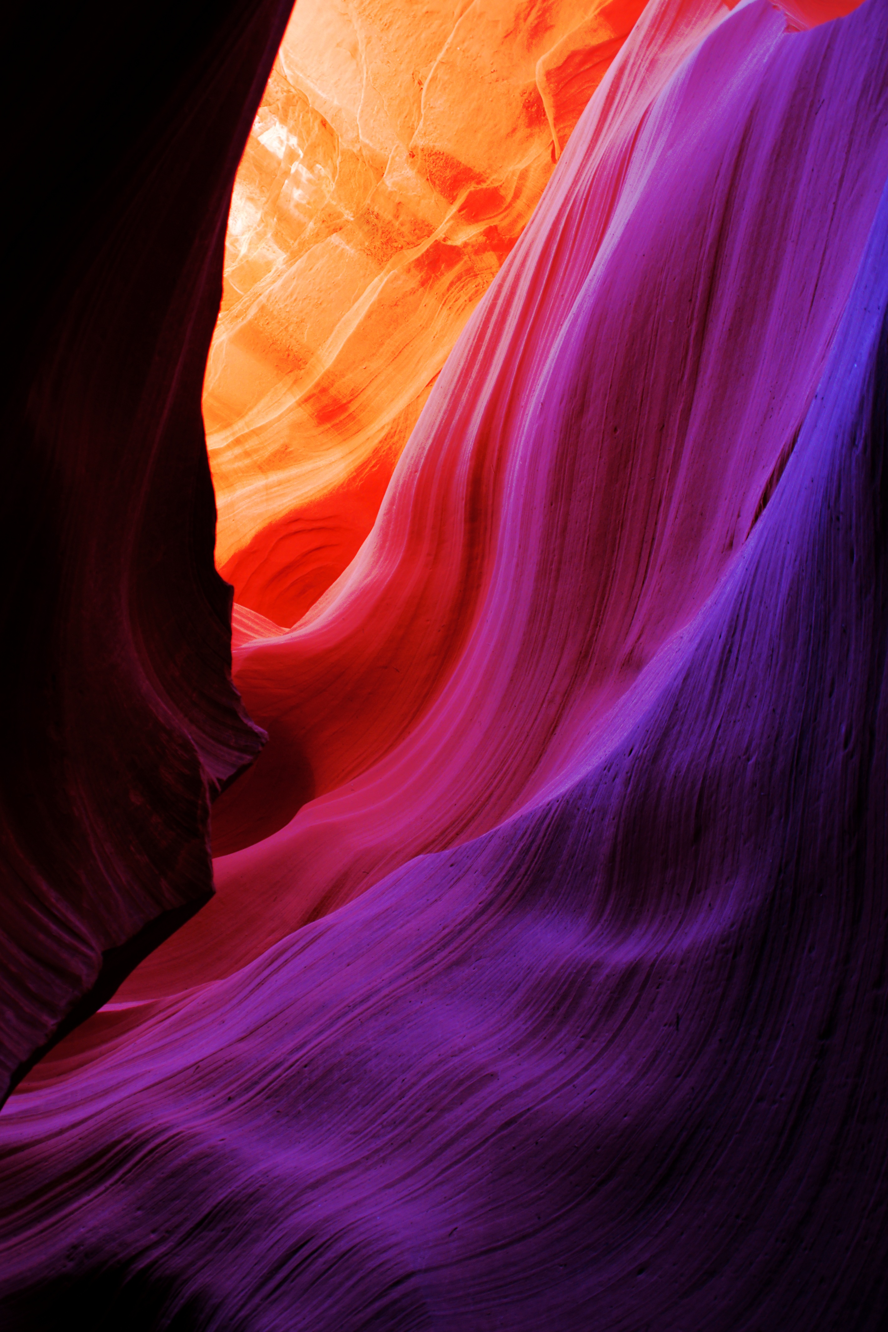 62511 download wallpaper nature, canyon, surface, layers, cave screensavers and pictures for free