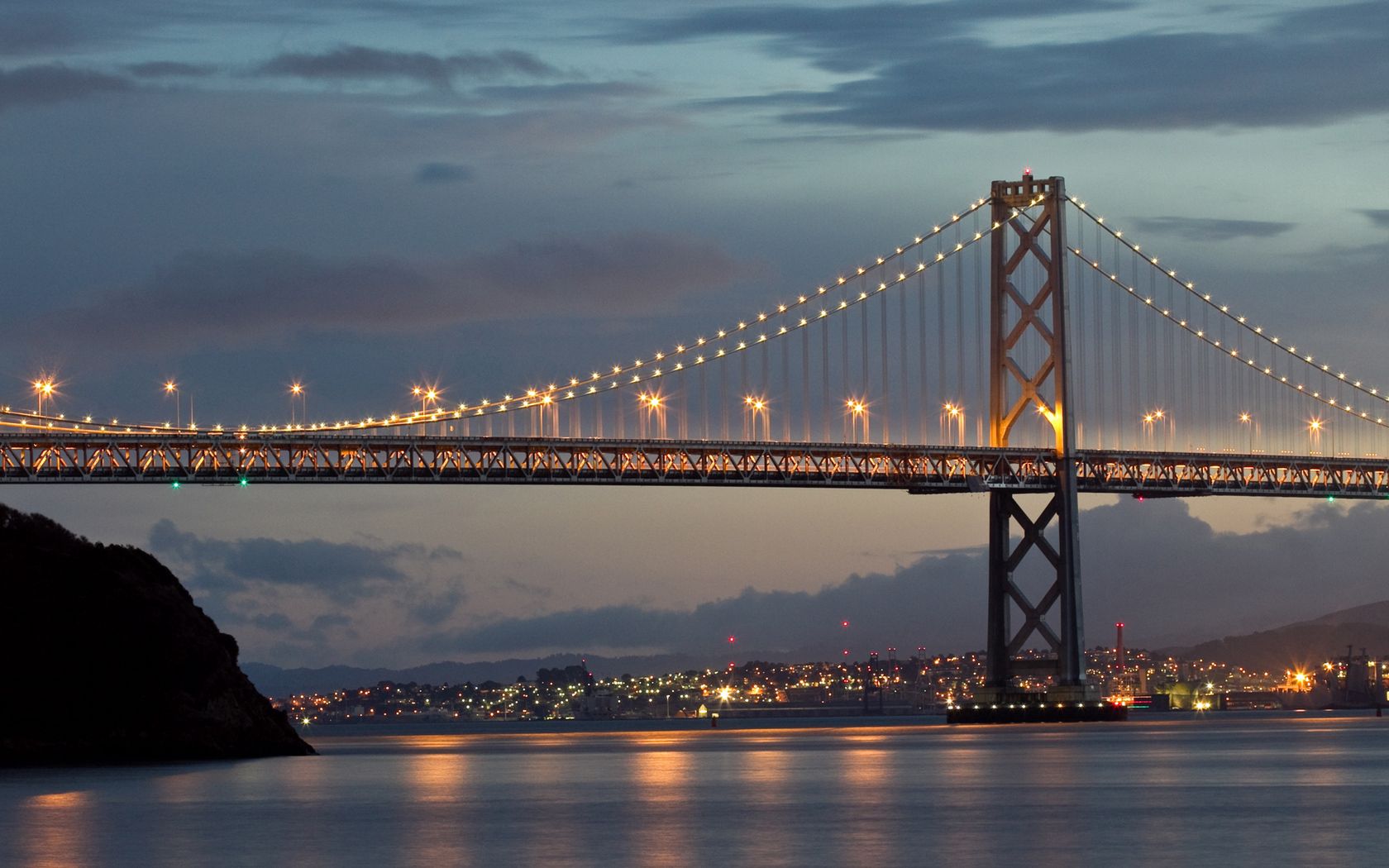 dusk, cities, city, san francisco Hdr HD Android Wallpapers