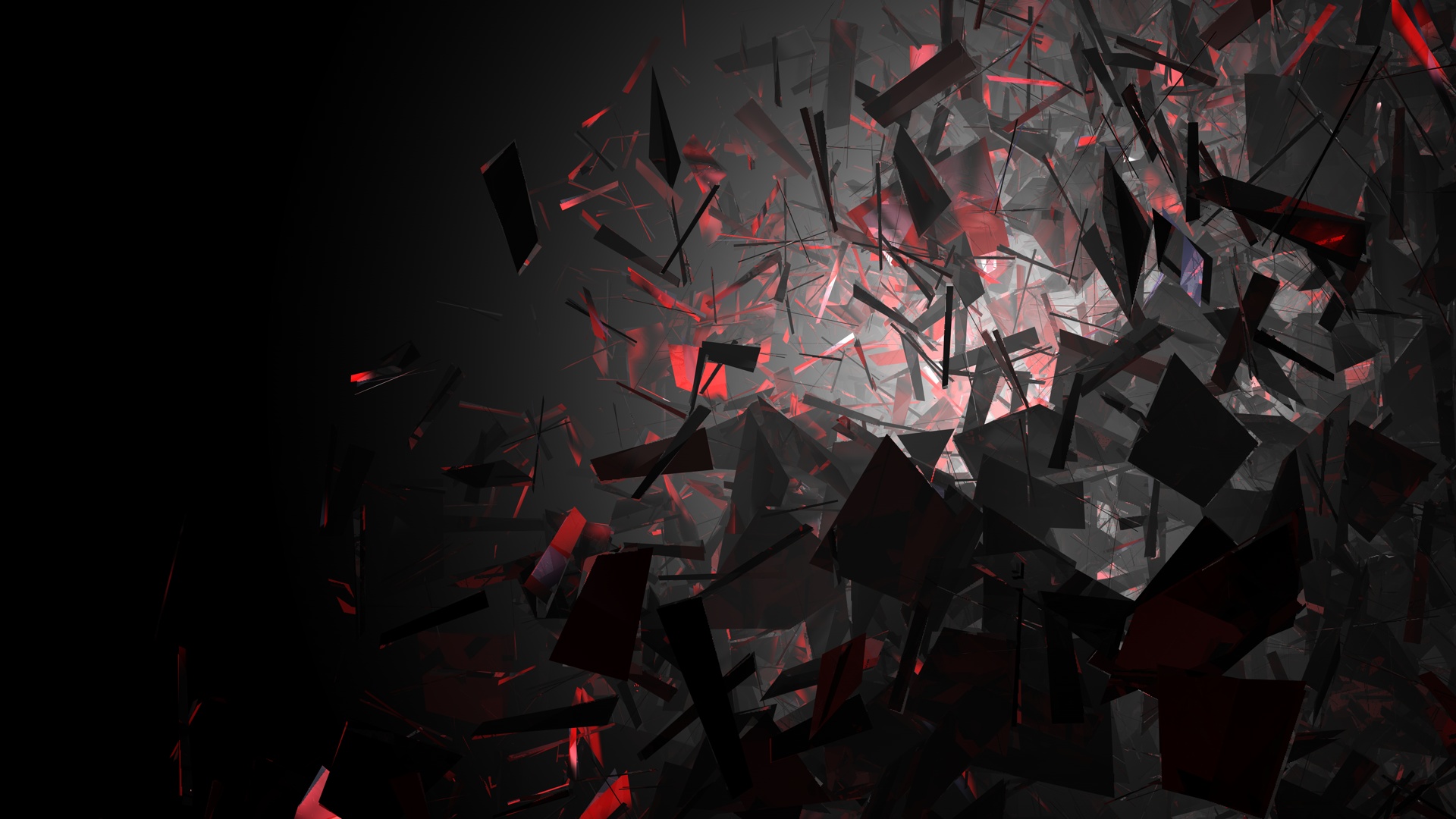 dark, abstract, red 4K Ultra