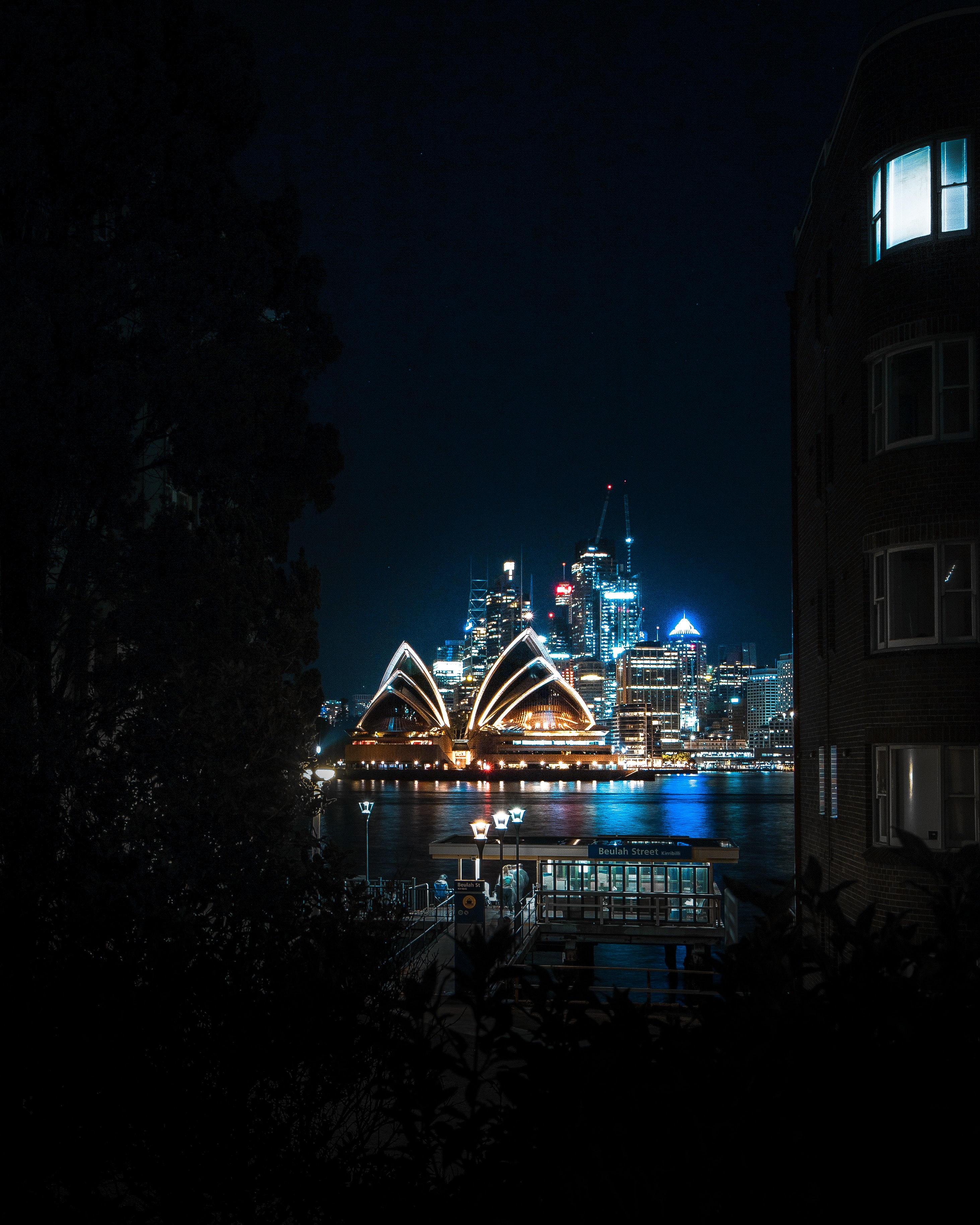 sydney, cities, architecture, building, night city, theatre Full HD