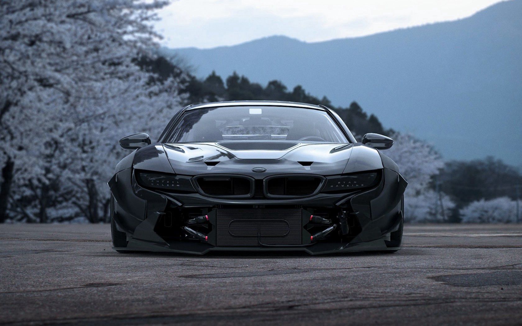 155355 download wallpaper bmw, cars, front view, concept, i8 screensavers and pictures for free