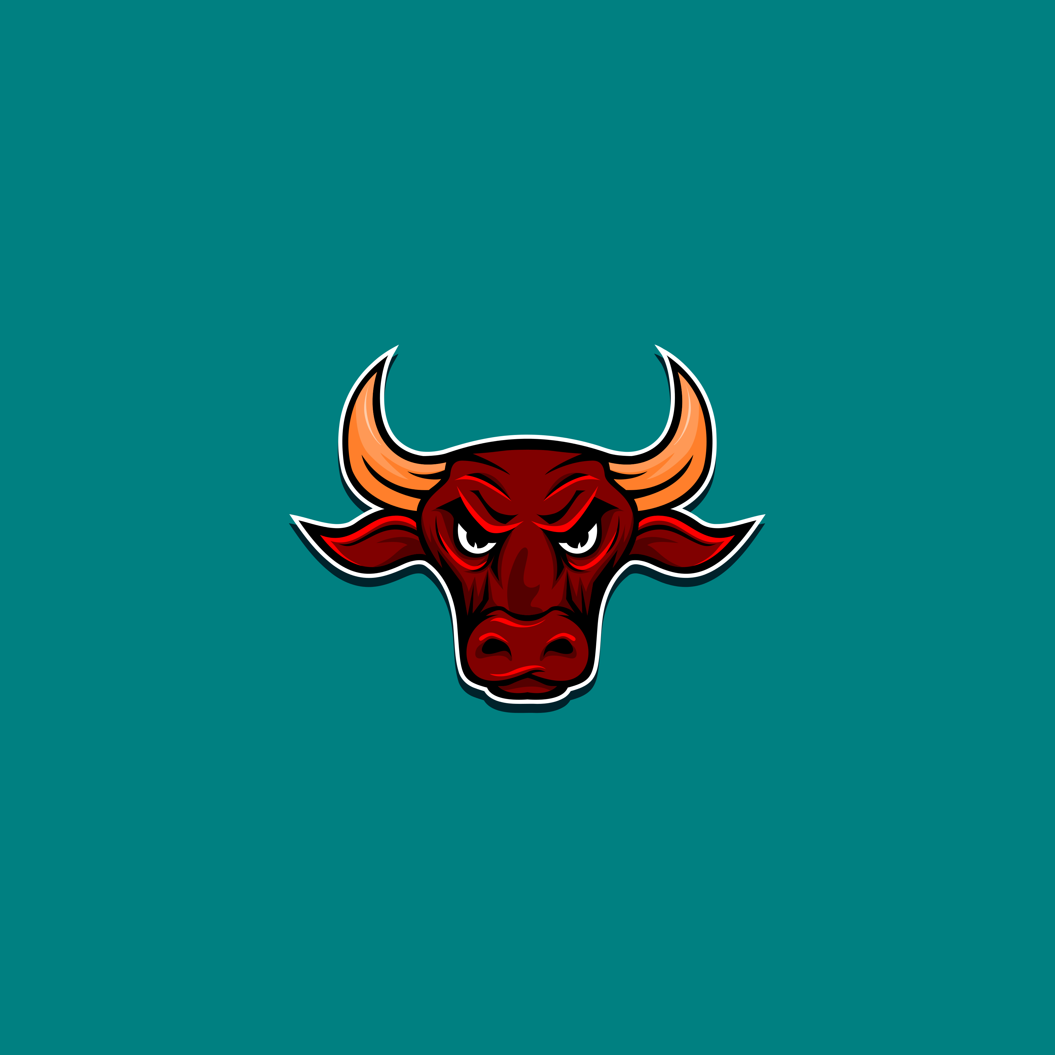 angry, bull, vector Horns Tablet Wallpapers