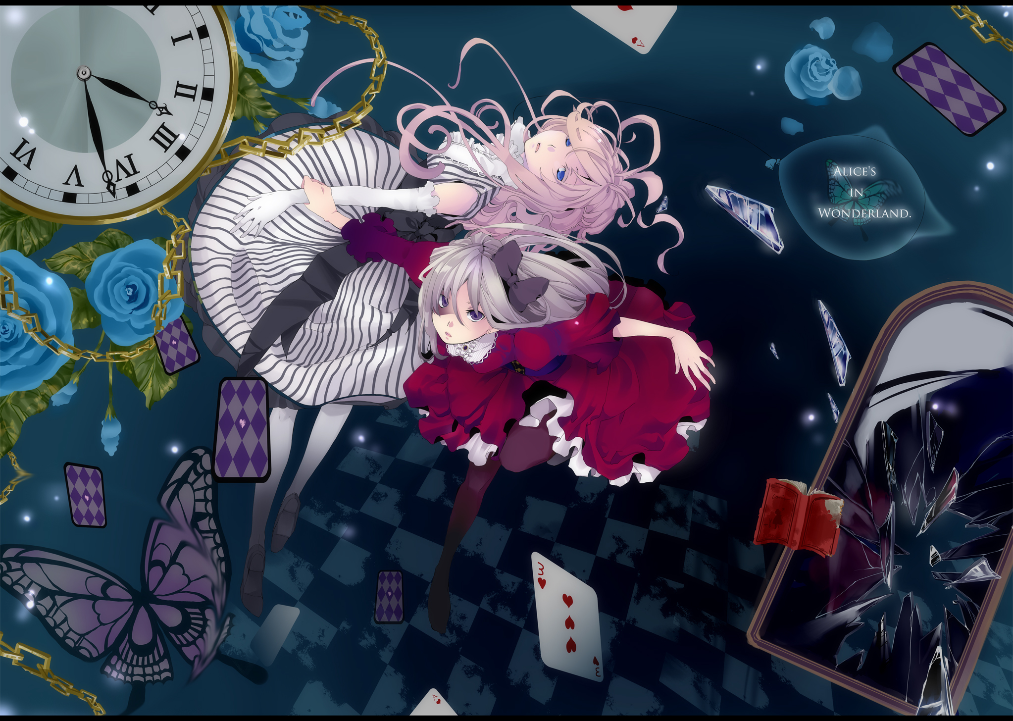 anime, alice in wonderland HD wallpaper