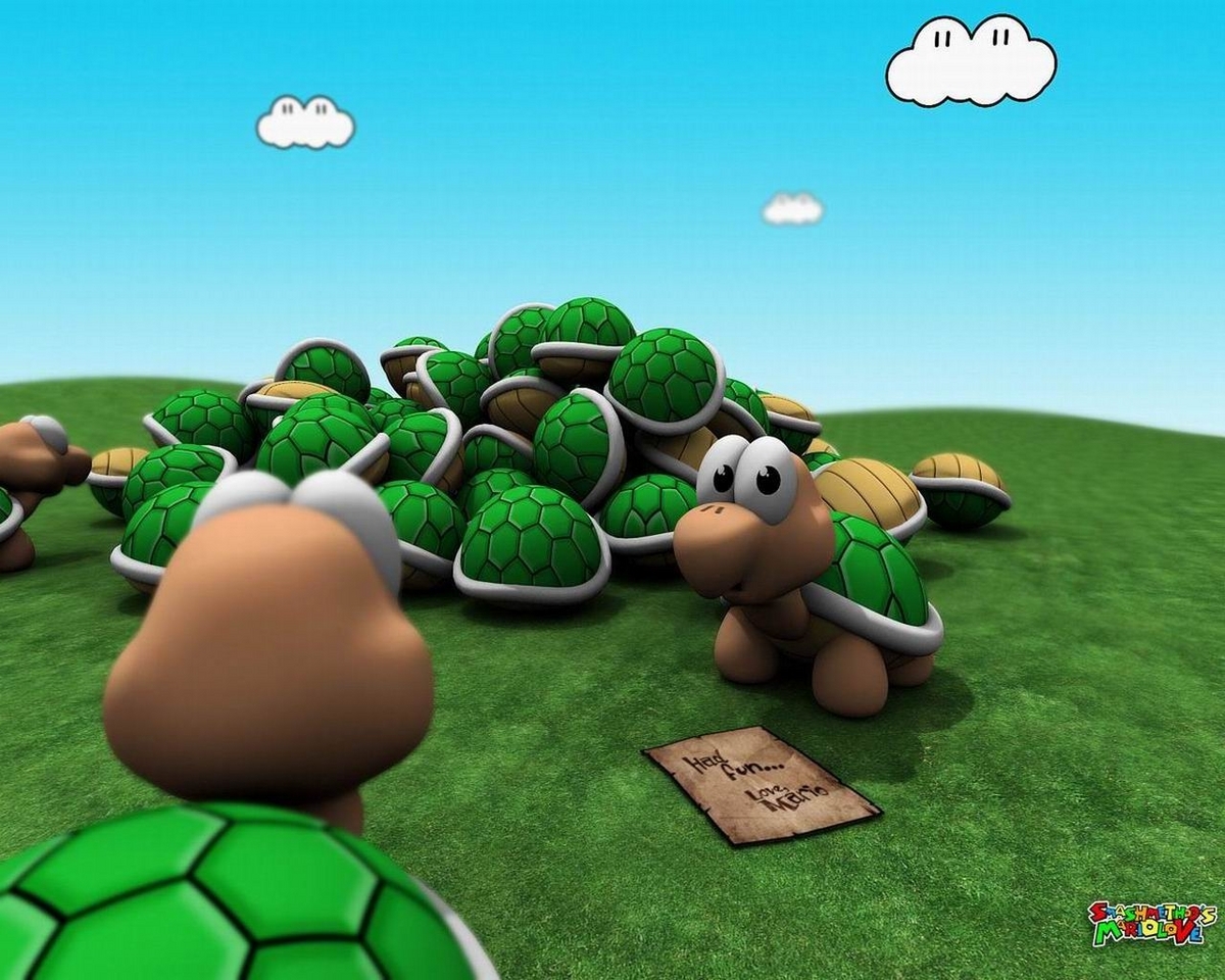 cartoon, animals, turtles