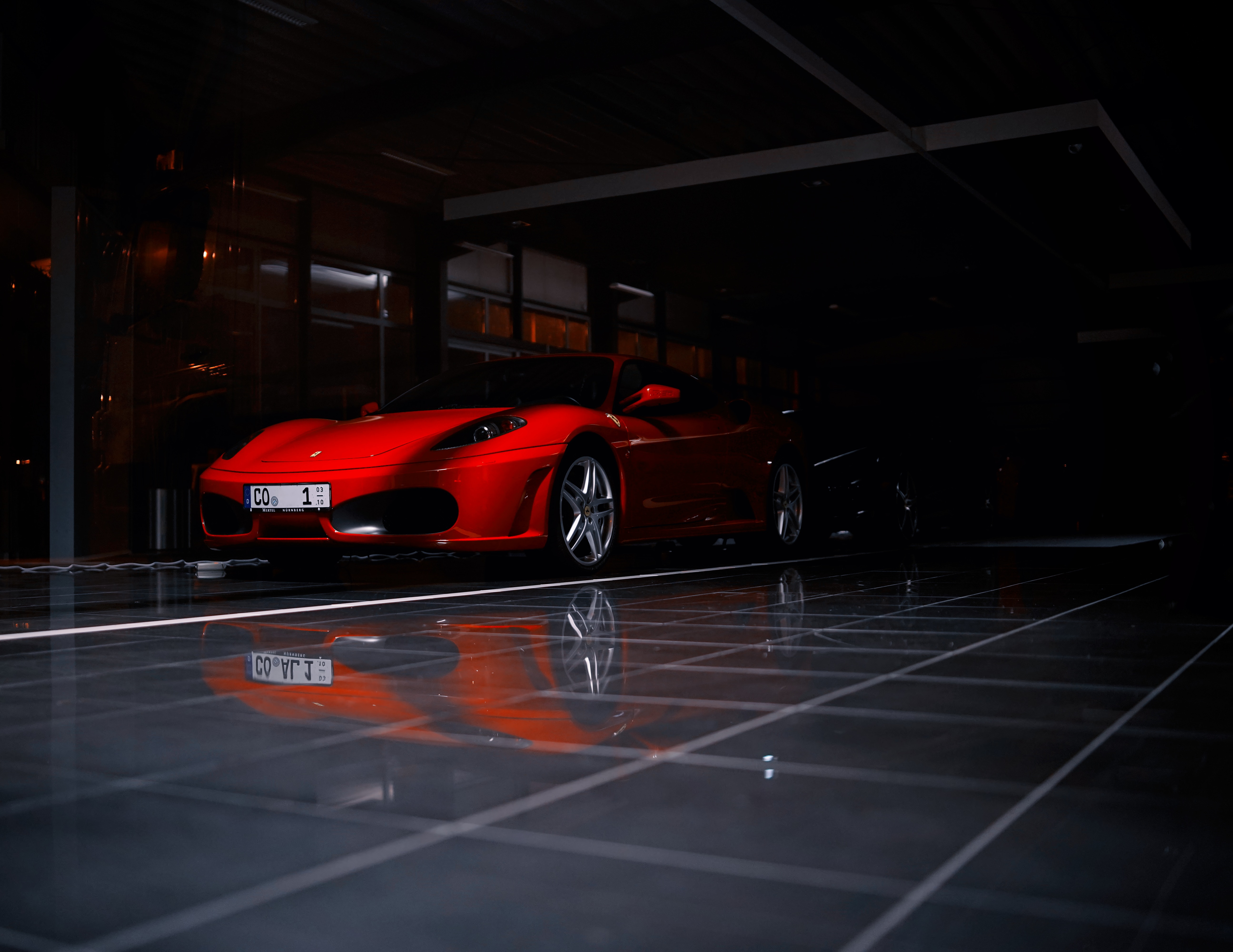 64096 Bildschirmschoner und Hintergrundbilder Ferrari auf Ihrem Telefon. Laden Sie schatten, rot, cars, ferrari f430 Bilder kostenlos herunter