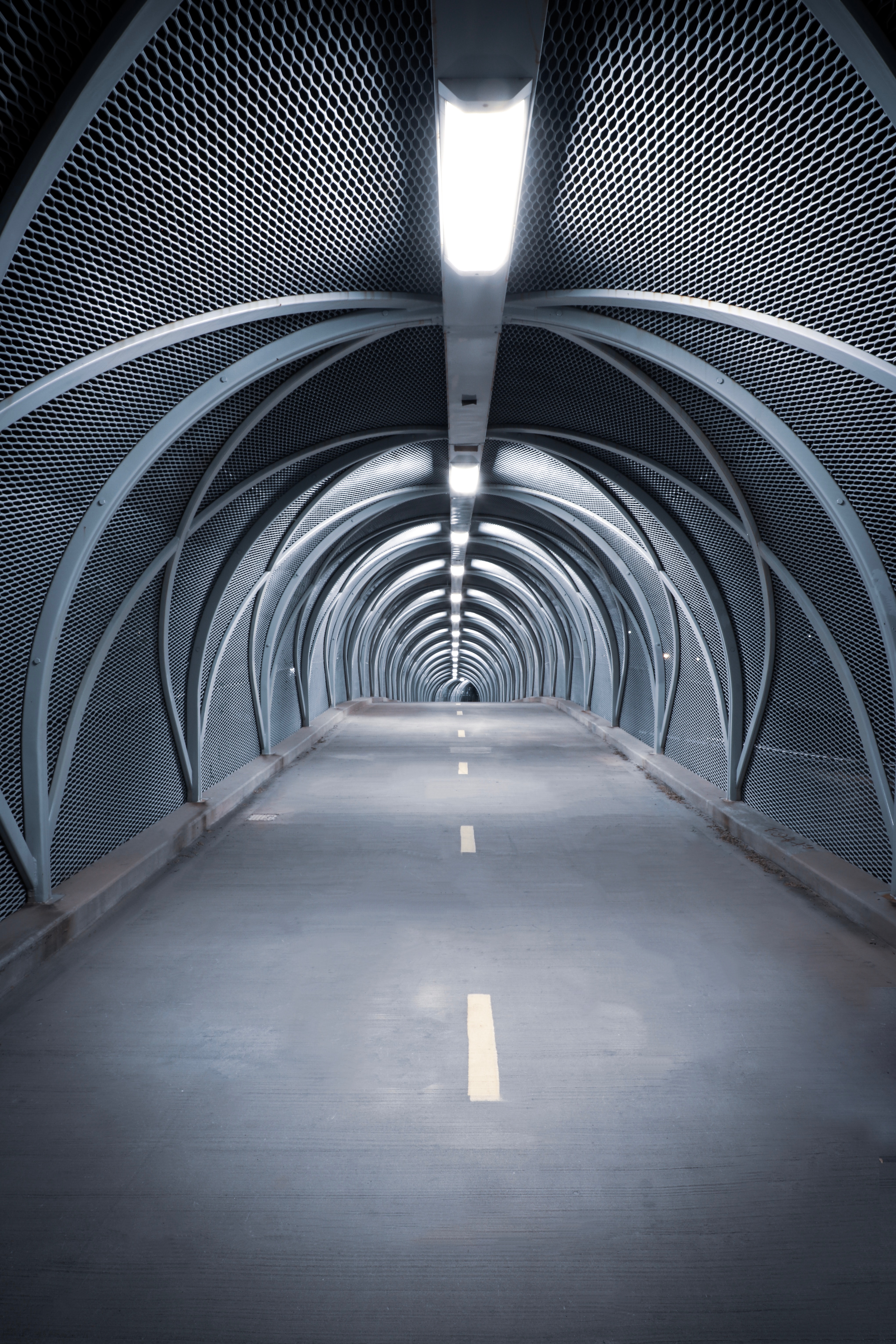 tunnel, construction, bridge, symmetry Design Cellphone FHD pic
