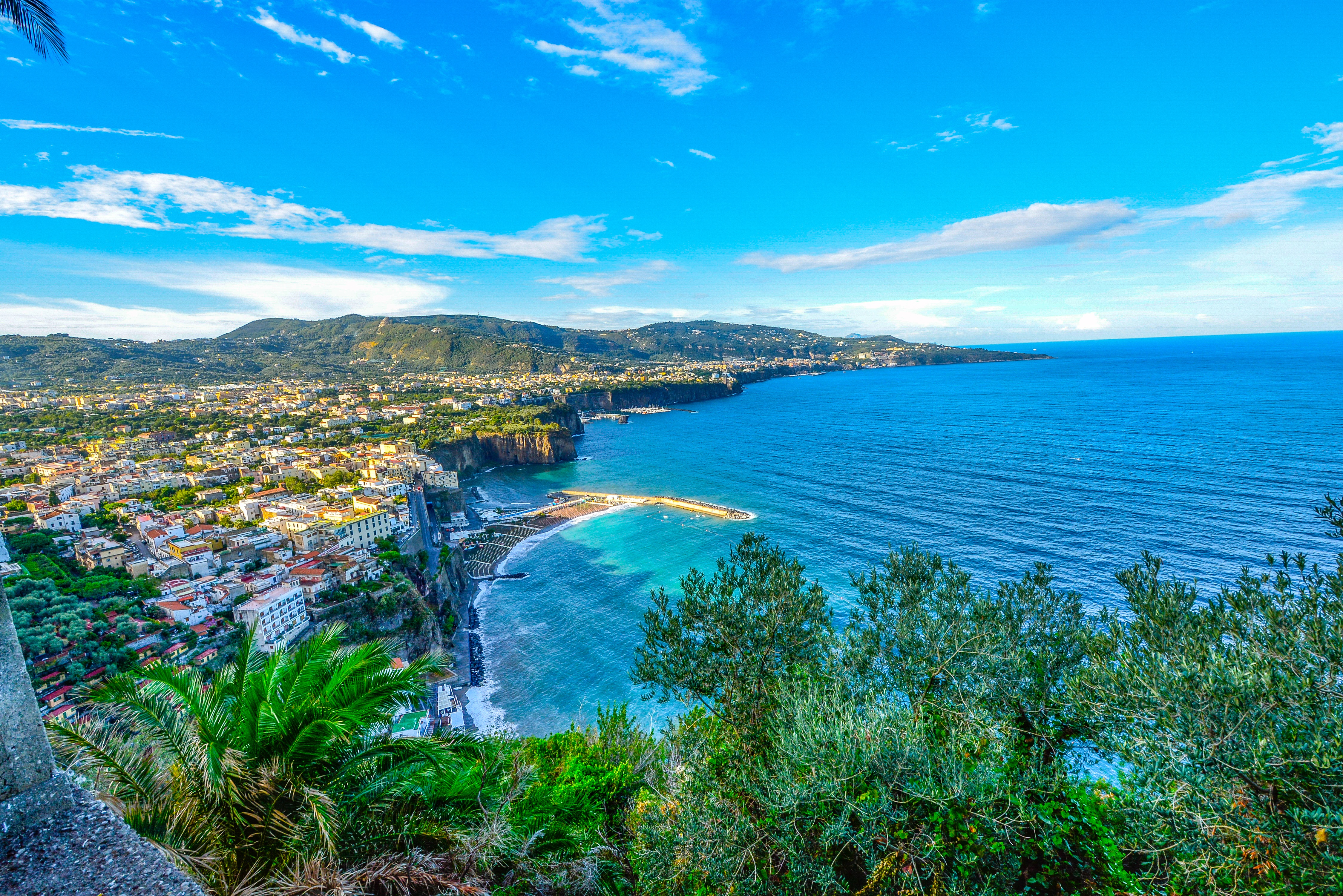 Italy sorrento, sea, hdr, cities 8k Backgrounds