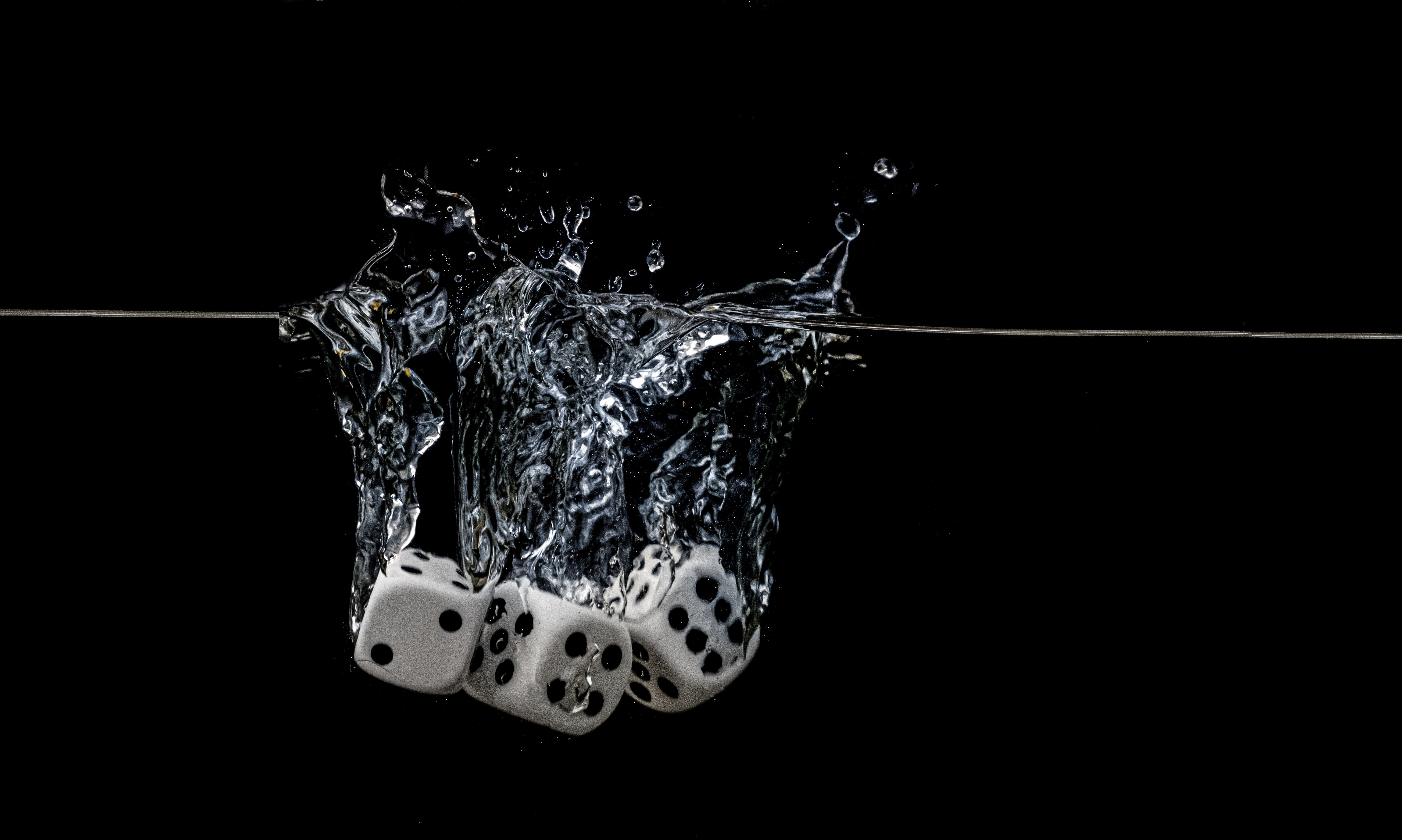 cubes, black, splash, water, miscellanea, miscellaneous wallpapers for tablet