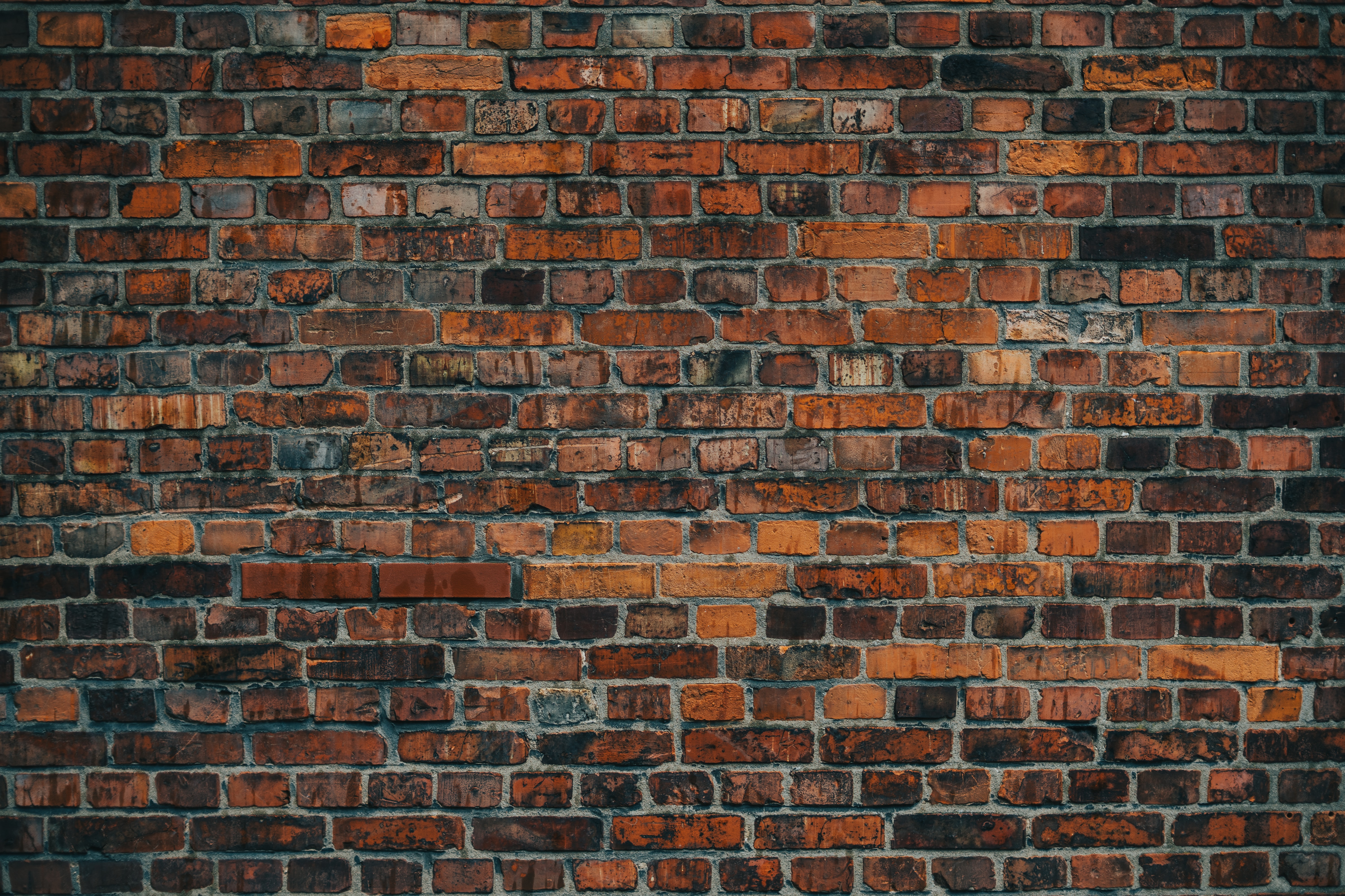 wall, brick wall, bricks, red, texture, textures UHD