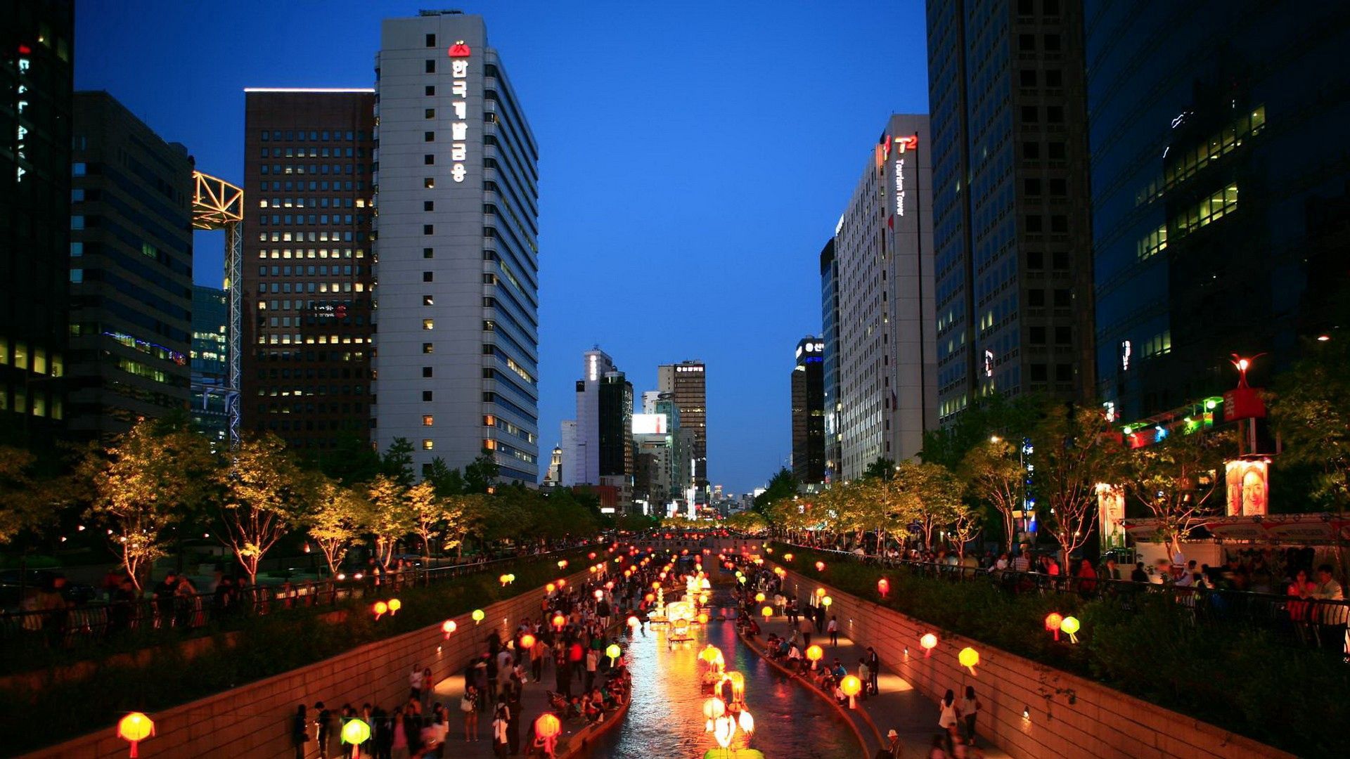 Free Images south korea, night, city, cities Asia