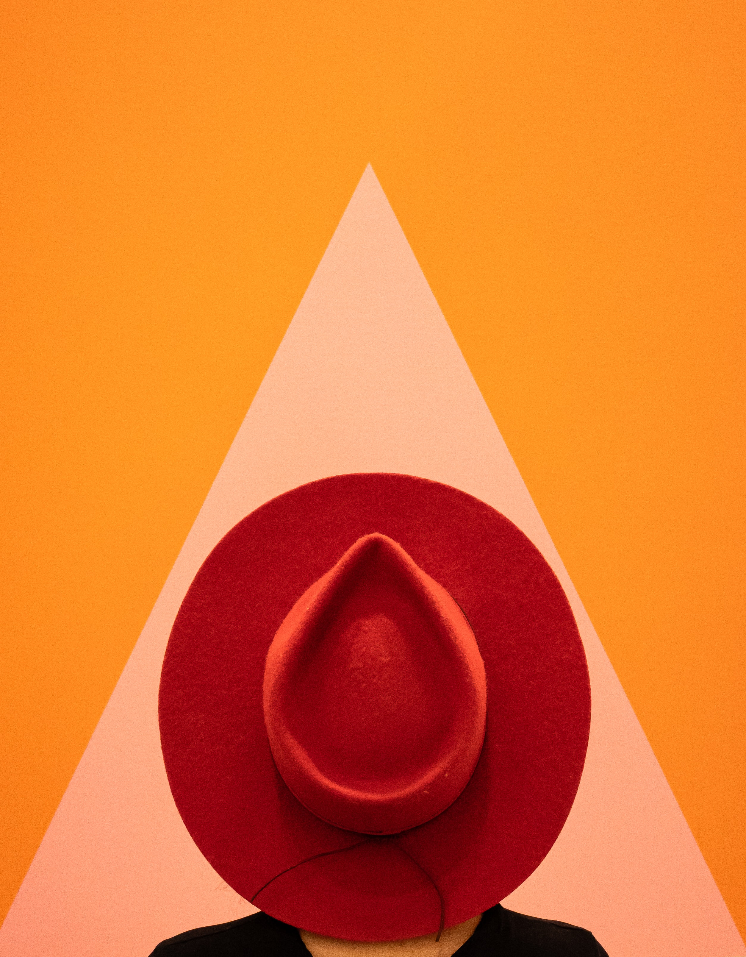 minimalism, hat, triangle