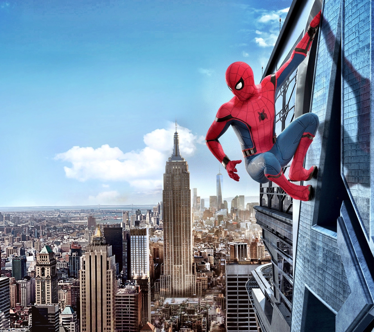 Mobile wallpaper: Spider Man, Building, New York, Empire State Building,  Movie, Tom Holland, Spider Man: Homecoming, 1132850 download the picture  for free.