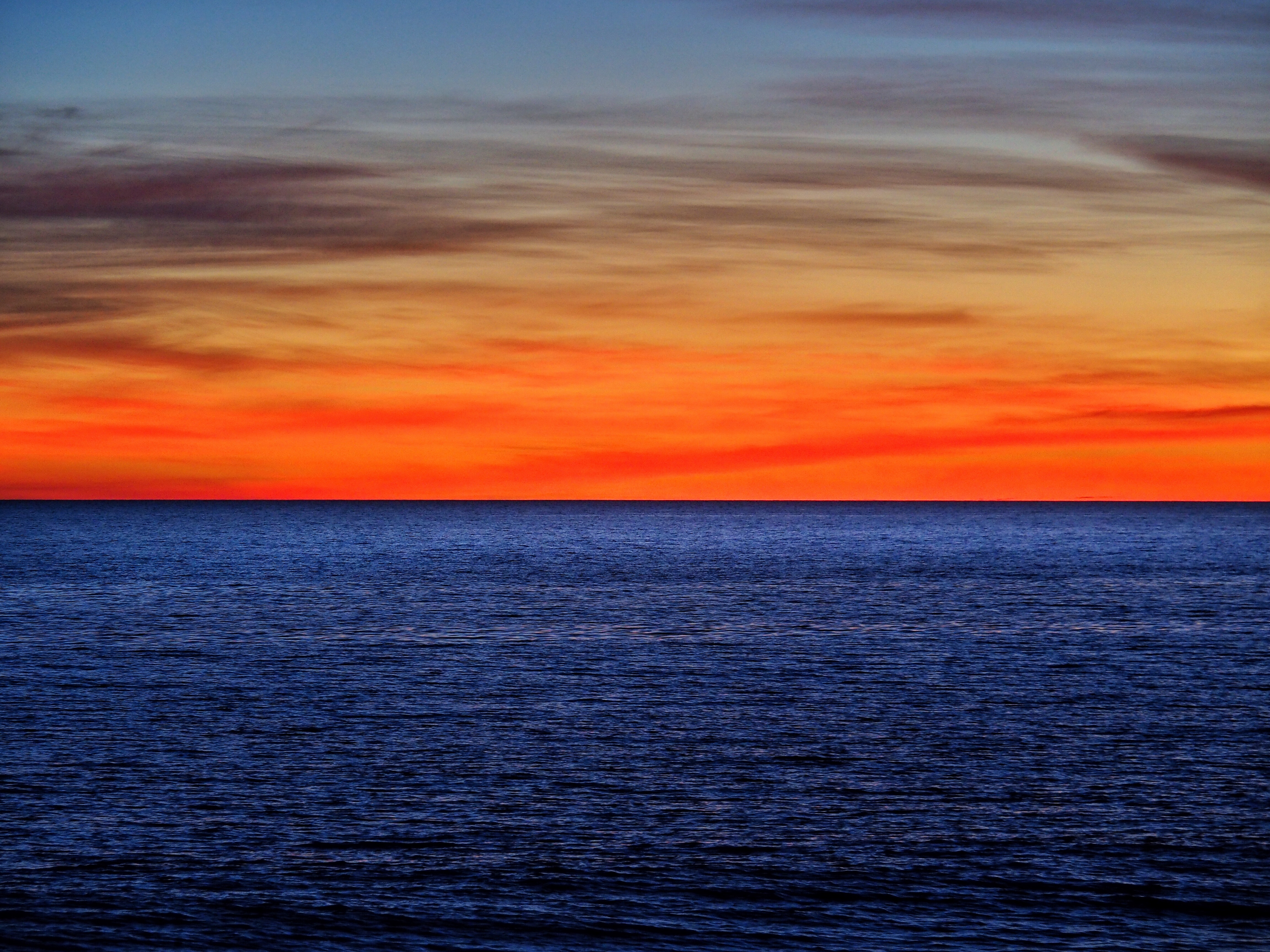 nature, sunset, sky, sea, horizon