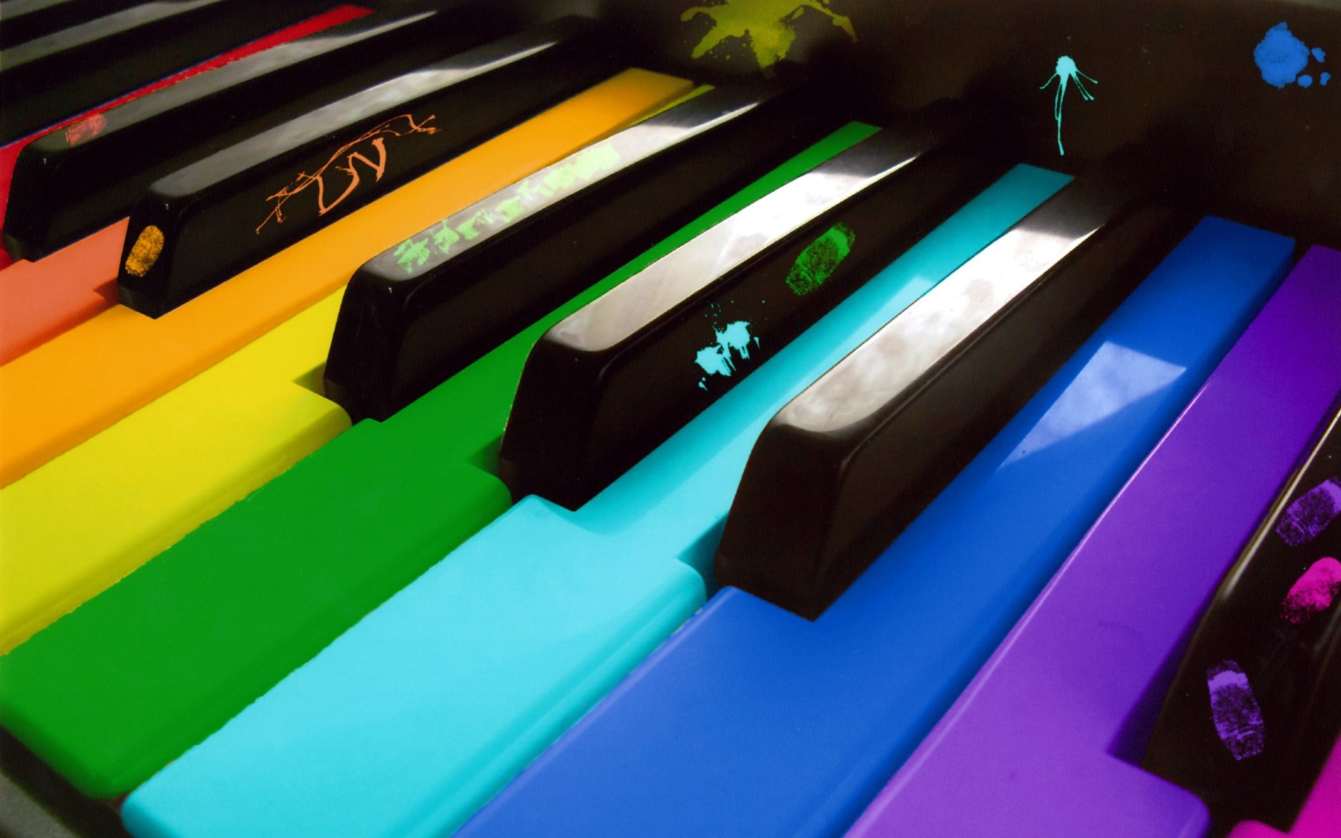 colors, artistic, piano
