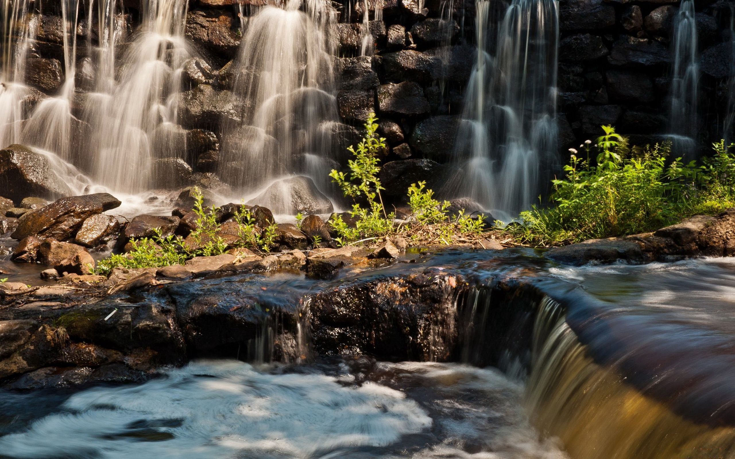 Laden Sie das Natur, Flüsse, Mountains, Wasserfall, Schaum-Bild kostenlos auf Ihren PC-Desktop herunter